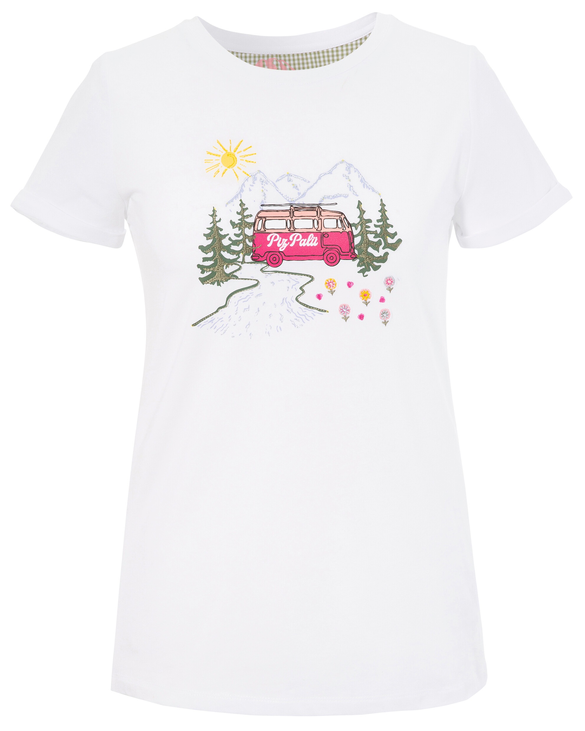 Image of Piz Palü Trachtenshirt, mit Stickerei und Druckmotiv bei Ackermann Versand Schweiz