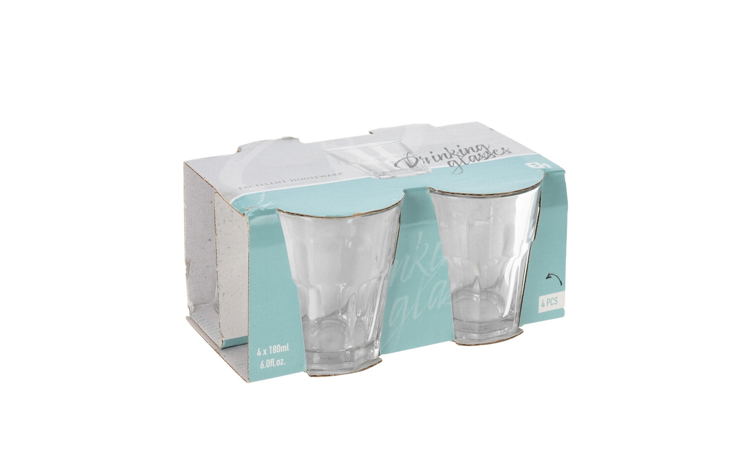 FURBER Glas »180 ml 4 Stück«, (4 tlg.)