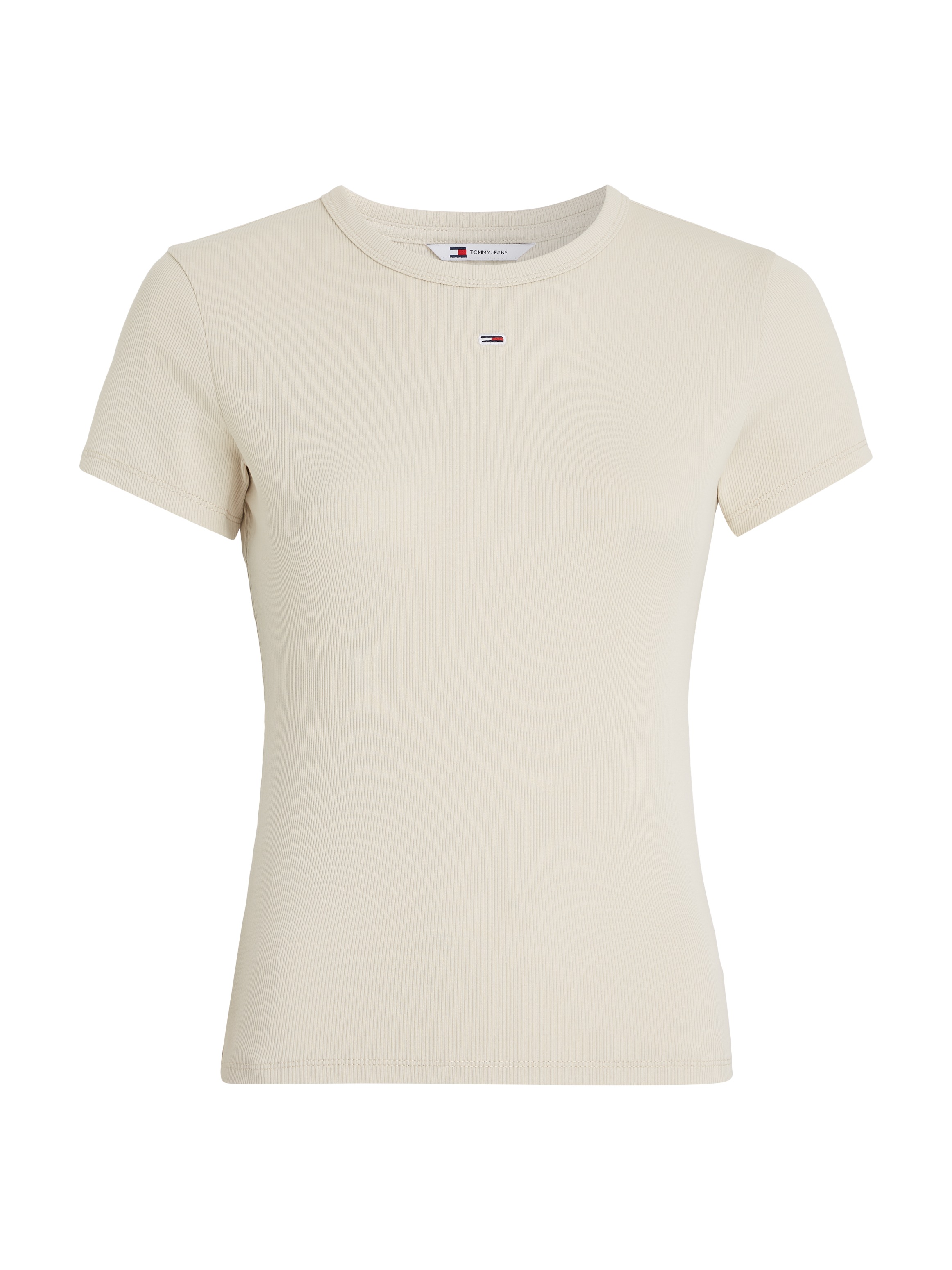 Tommy Jeans Curve T-Shirt »Slim Essential Rib«, Grosse Grössen