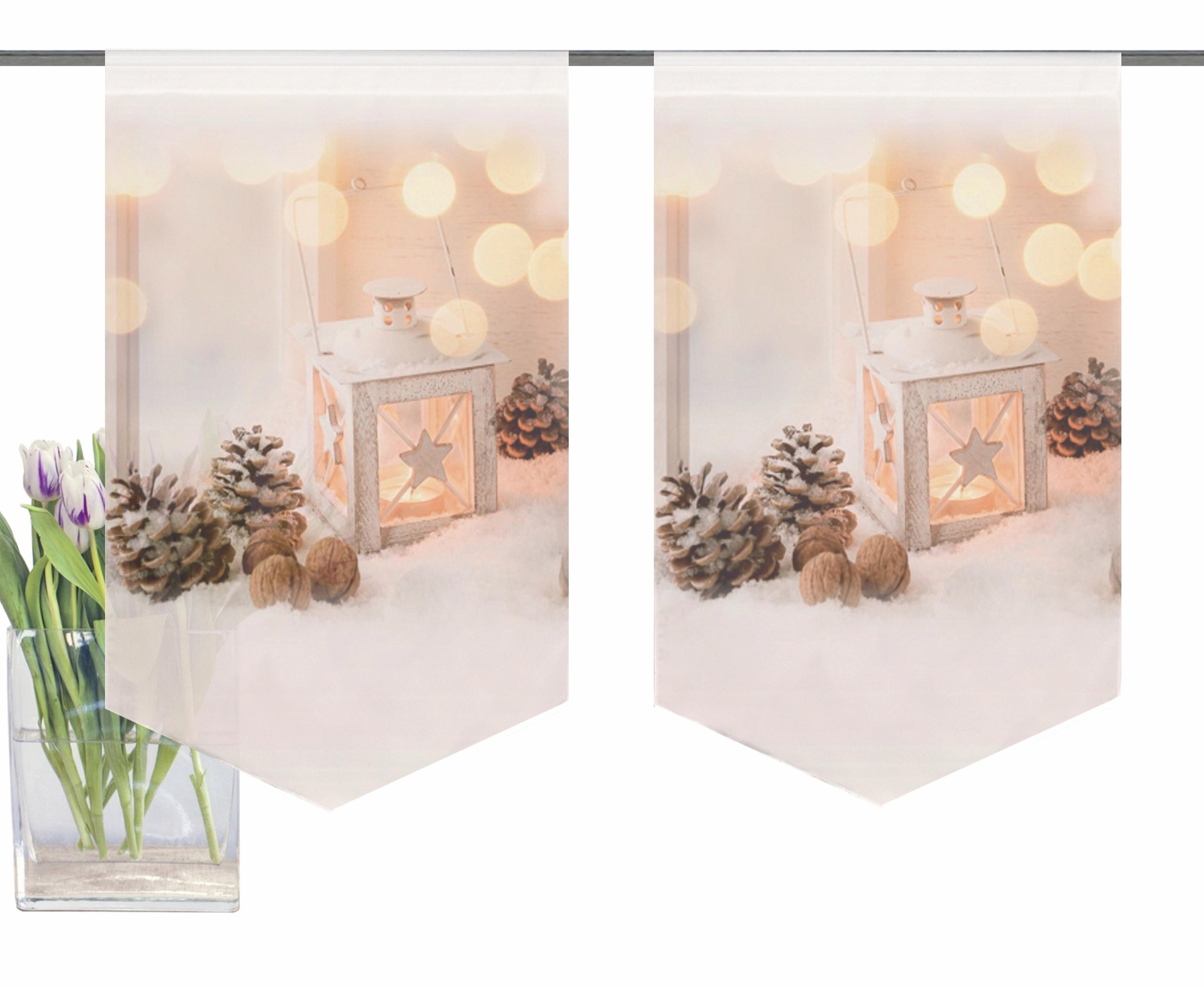 Image of HOME WOHNIDEEN Schiebegardine »LATERNE«, (2 St.), HxB: 45x30 bei Ackermann Versand Schweiz