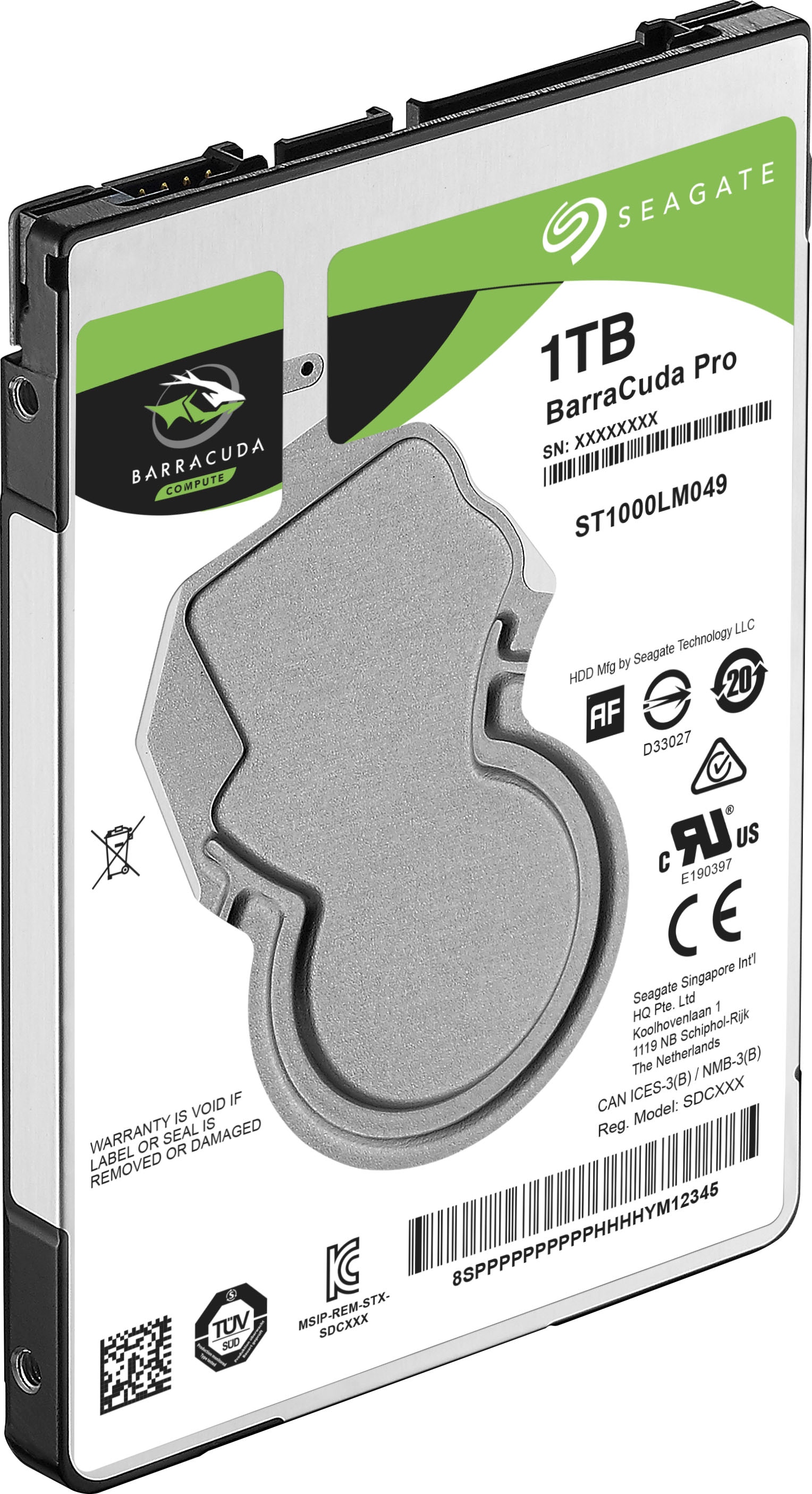 Seagate HDD-Festplatte »BarraCuda Mobile Pro«, 2,5 Zoll, Anschluss SATA III, Bulk