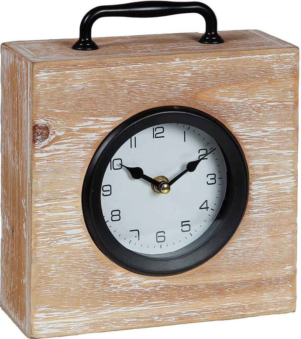 Image of Ambiente Haus Tischuhr "Tischuhr holz 23cm"