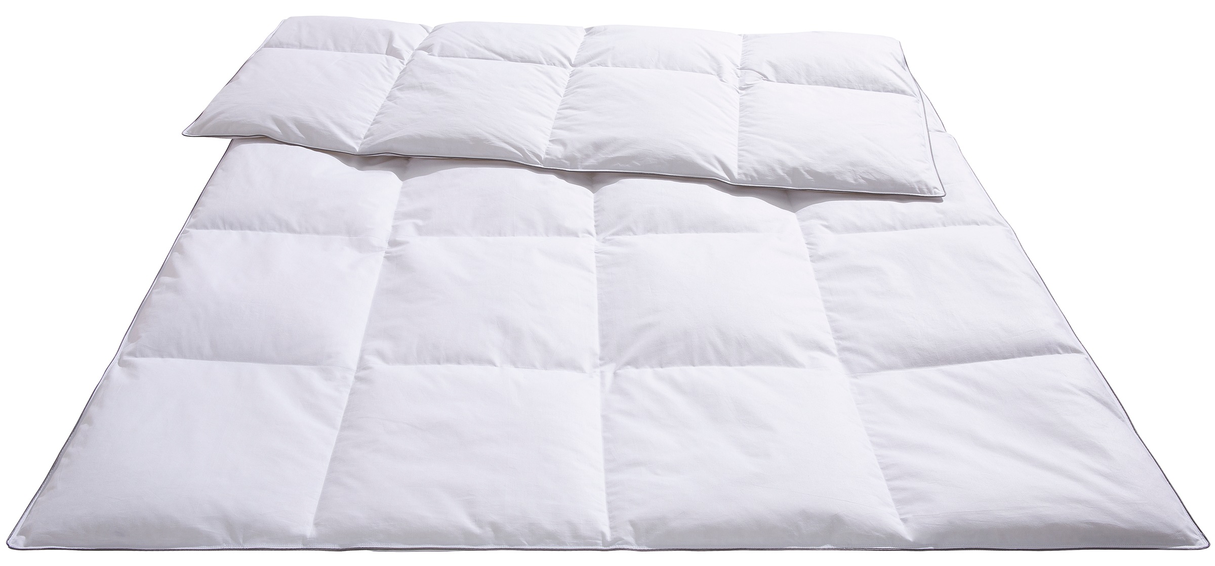 OTTO home Daunenbettdecke "Sorsele, Bettdecke 135x200 cm, 155x220 cm und weitere Größen" warm Füllung 60% Daunen & 40% Federn Bezug Baumwolle 1 Stk. tlg. Bettdecken, Sommer, Winter, 4 Jahreszeiten, Decke, Made in Germany