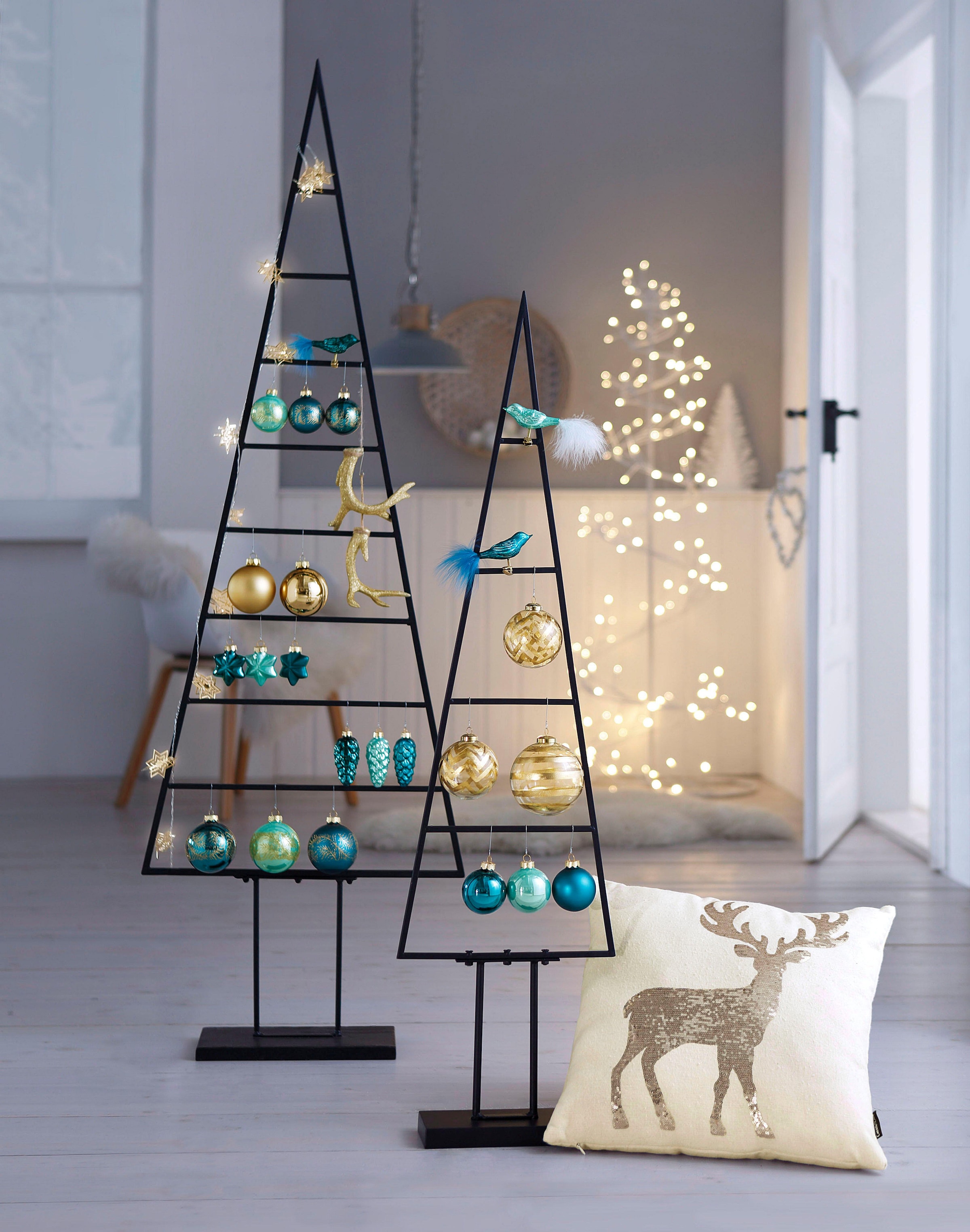 my home Dekobaum aus bequem Weihnachtsbaum kaufen zum »Maischa, individuellen Dekorieren Metall«, Weihnachtsdeko