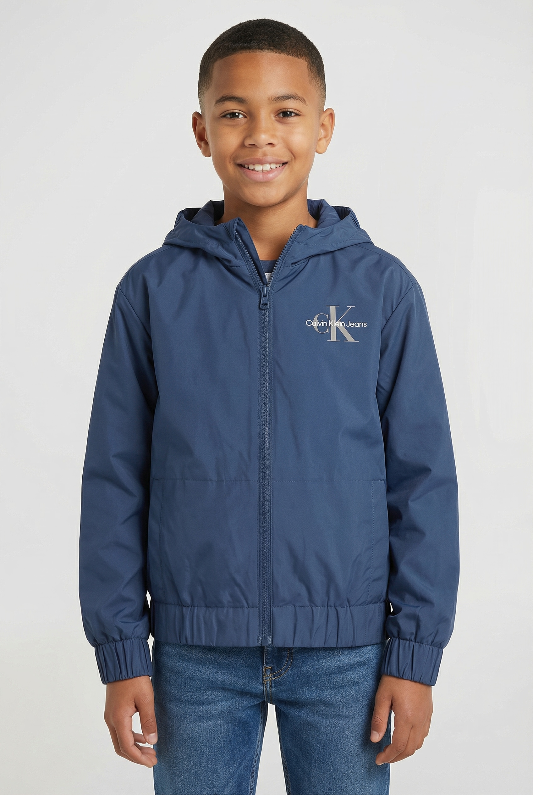 Image of Calvin Klein Jeans Blouson "MONOLOGO ESSENTIAL JACKET" mit Kapuze Kinder bis 16 Jahre