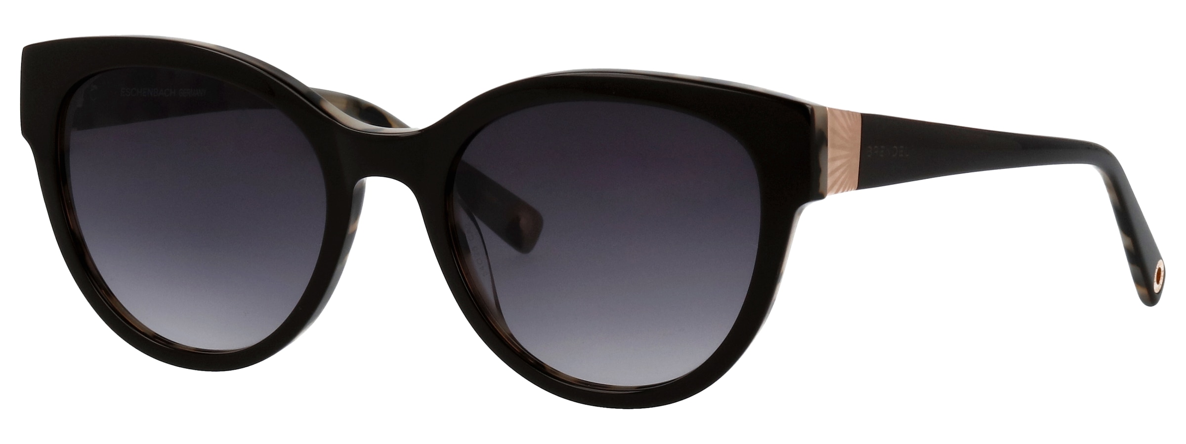 BRENDEL eyewear Lunettes de soleil »Modell 906209« Form Panto, Logoschriftzug auf Bügel, Kunststofffassung