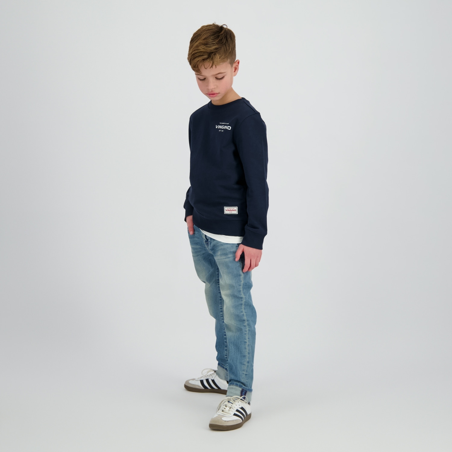 Vingino Pull , avec imprimé logo, pour garçons
