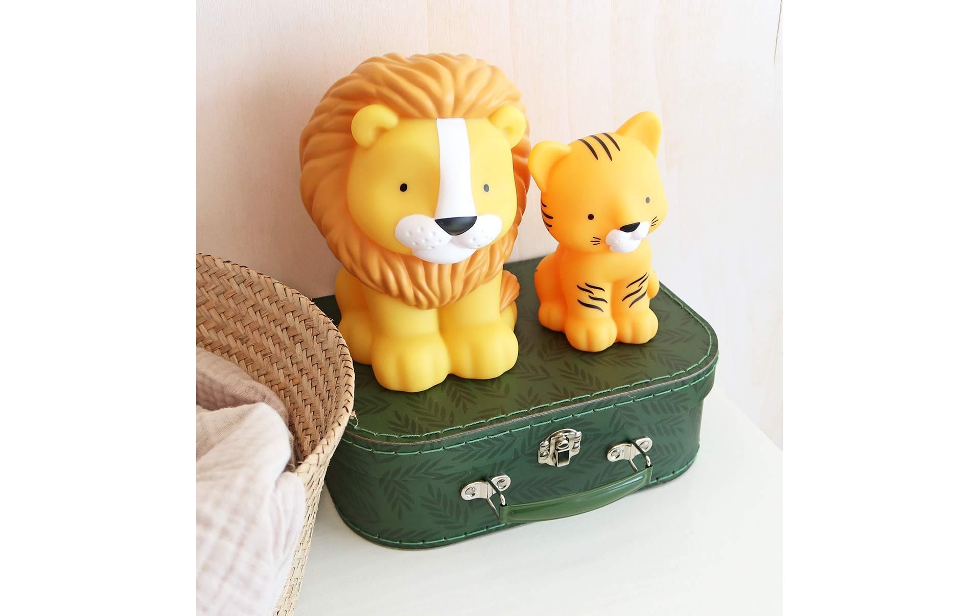 A Little Lovely Company Kinderkoffer »Jungle Tiger«, (2 St.)
