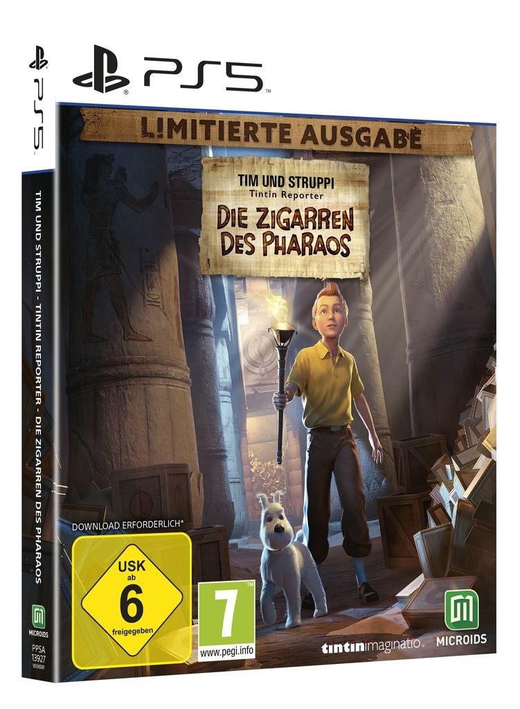 astrogon Spielesoftware »Tim und Struppi - Die Zigarren des Pharaos« PlayStation 5