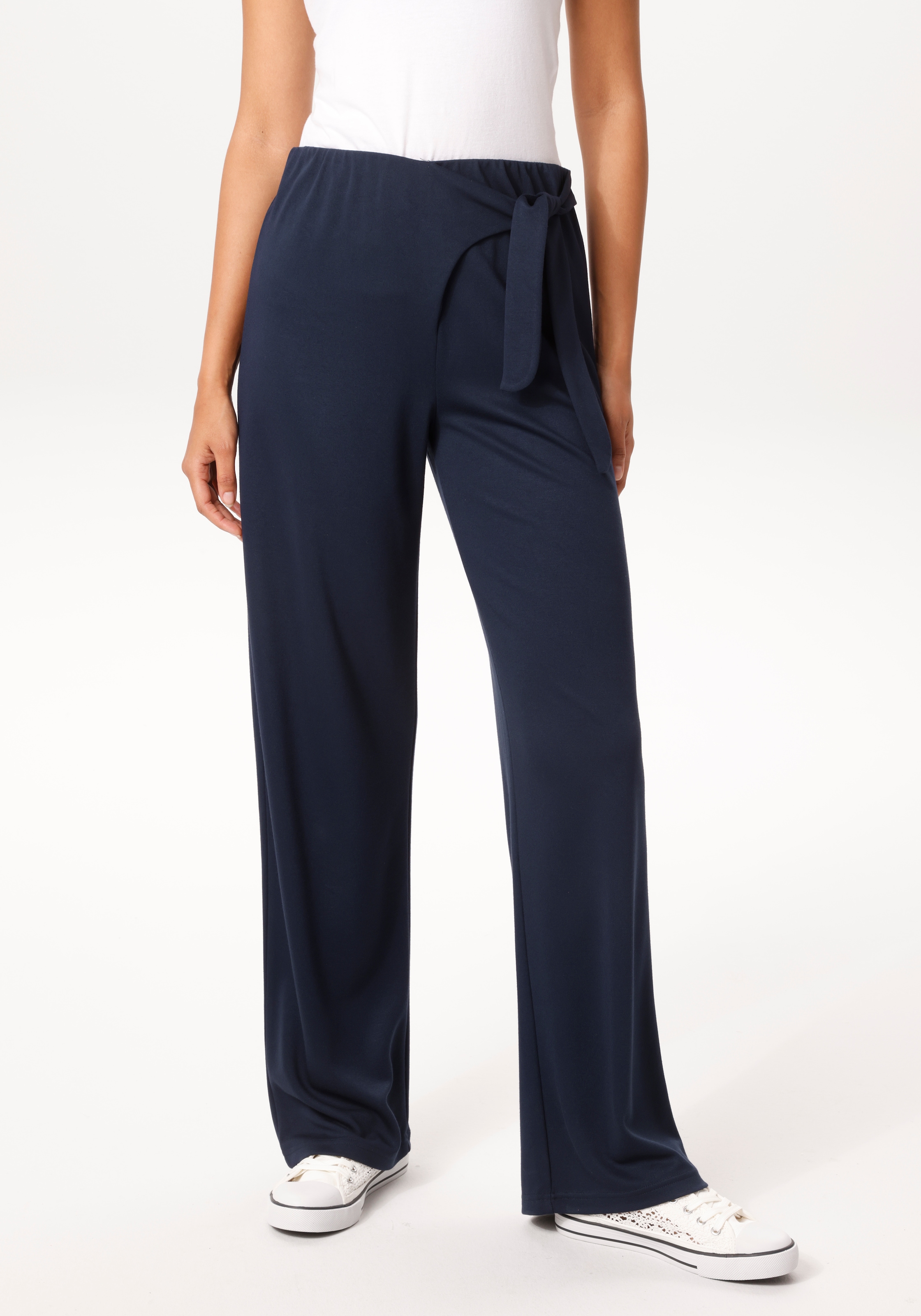 Image of Aniston CASUAL Schlupfhose mit seitlichem Bindeband