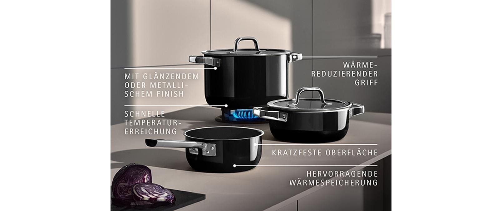 WMF Bräter »Fusiontec Mineral Pro« 1 tlg. Edelstahl | Glas