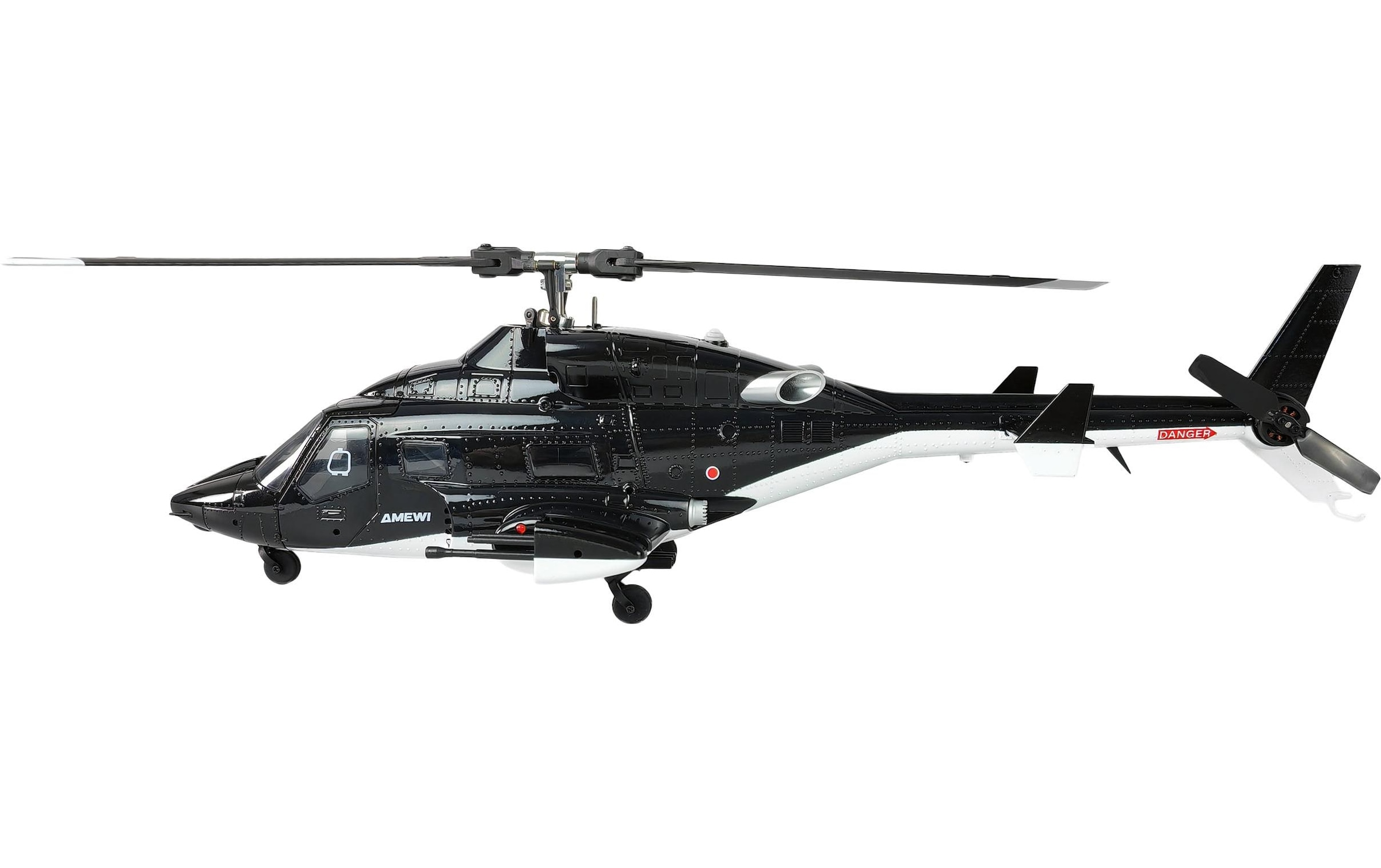 Amewi Hélicoptère RC »Bell 222 Airwolf Pro 6-Kanal 3D/6G RTF«