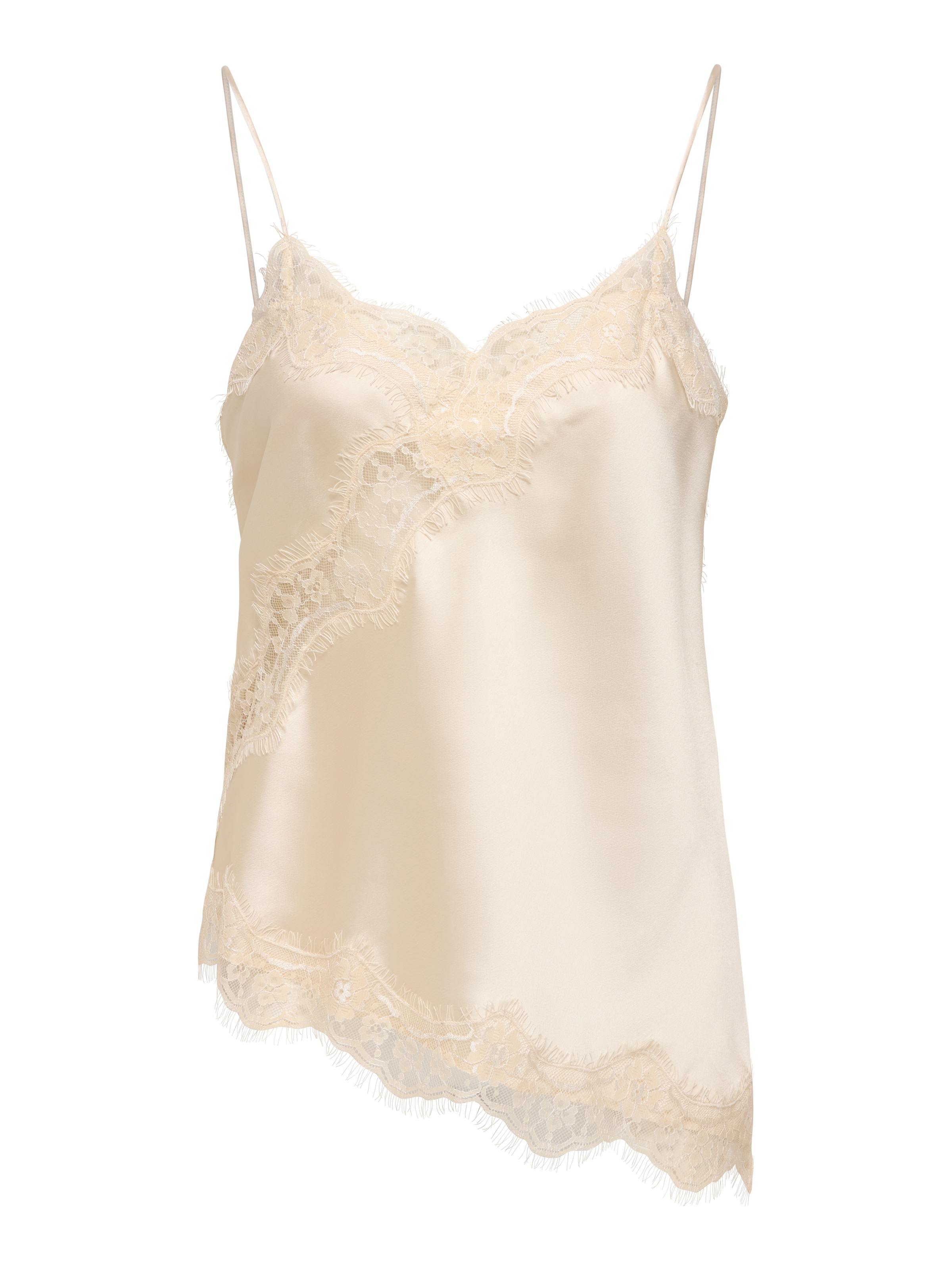 JDY Top à bretelles »JDYFIFI S/L ASYM LACE SINGLET WVN NOOS« Polyester, coupe régulière