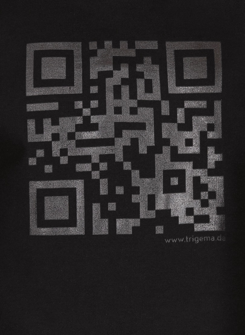Trigema Sweatshirt »TRIGEMA Homewear Set mit QR-Code-Motiv«