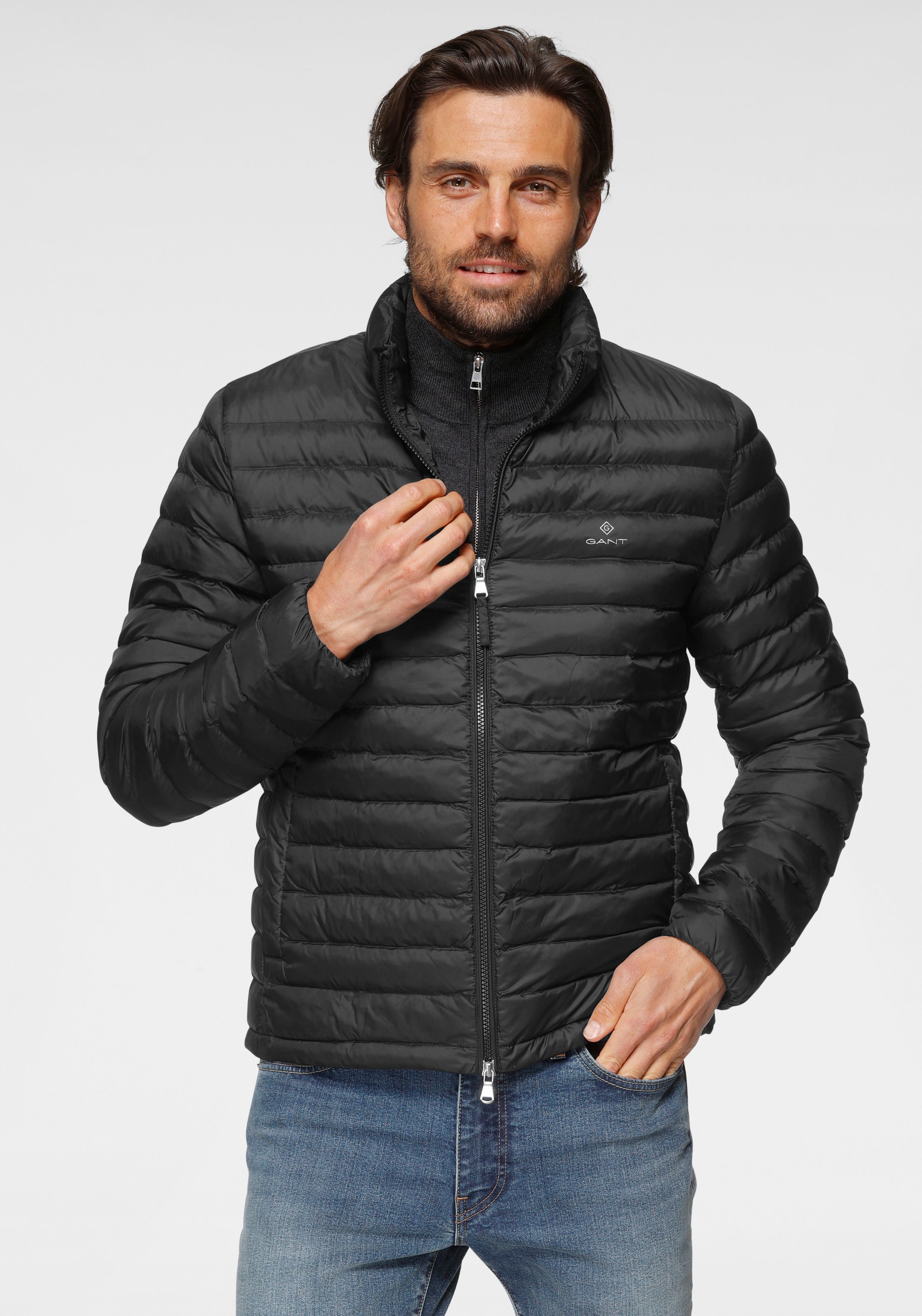 Image of Gant Steppjacke »LIGHT PADDED JACKET«, für die Übergangsjahreszeit, ohne Daunen bei Ackermann Versand Schweiz