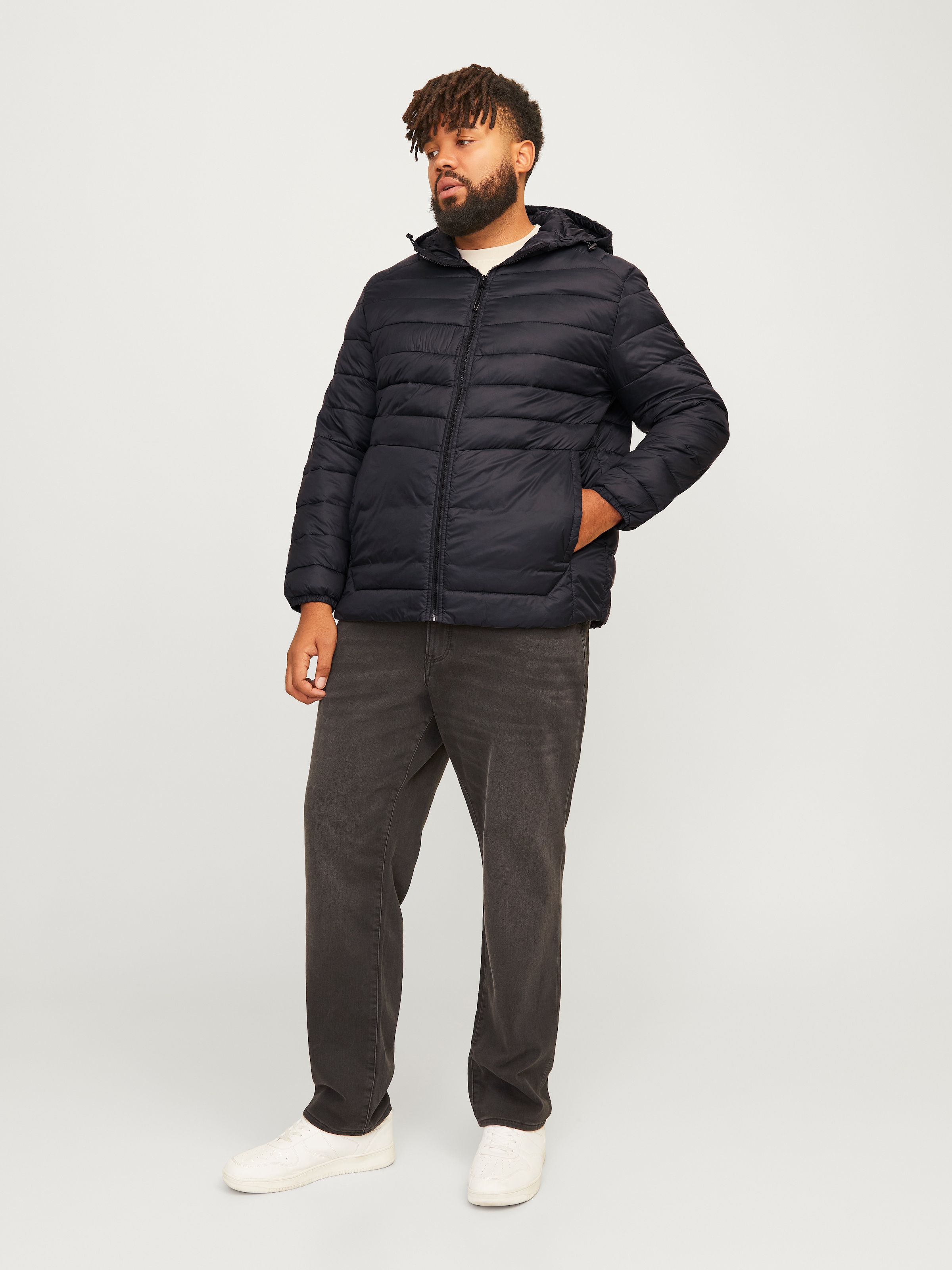 Jack & Jones PlusSize Steppjacke »JJESPRINT PUFFER HOOD NOOS PLS«, ohne Kapuze