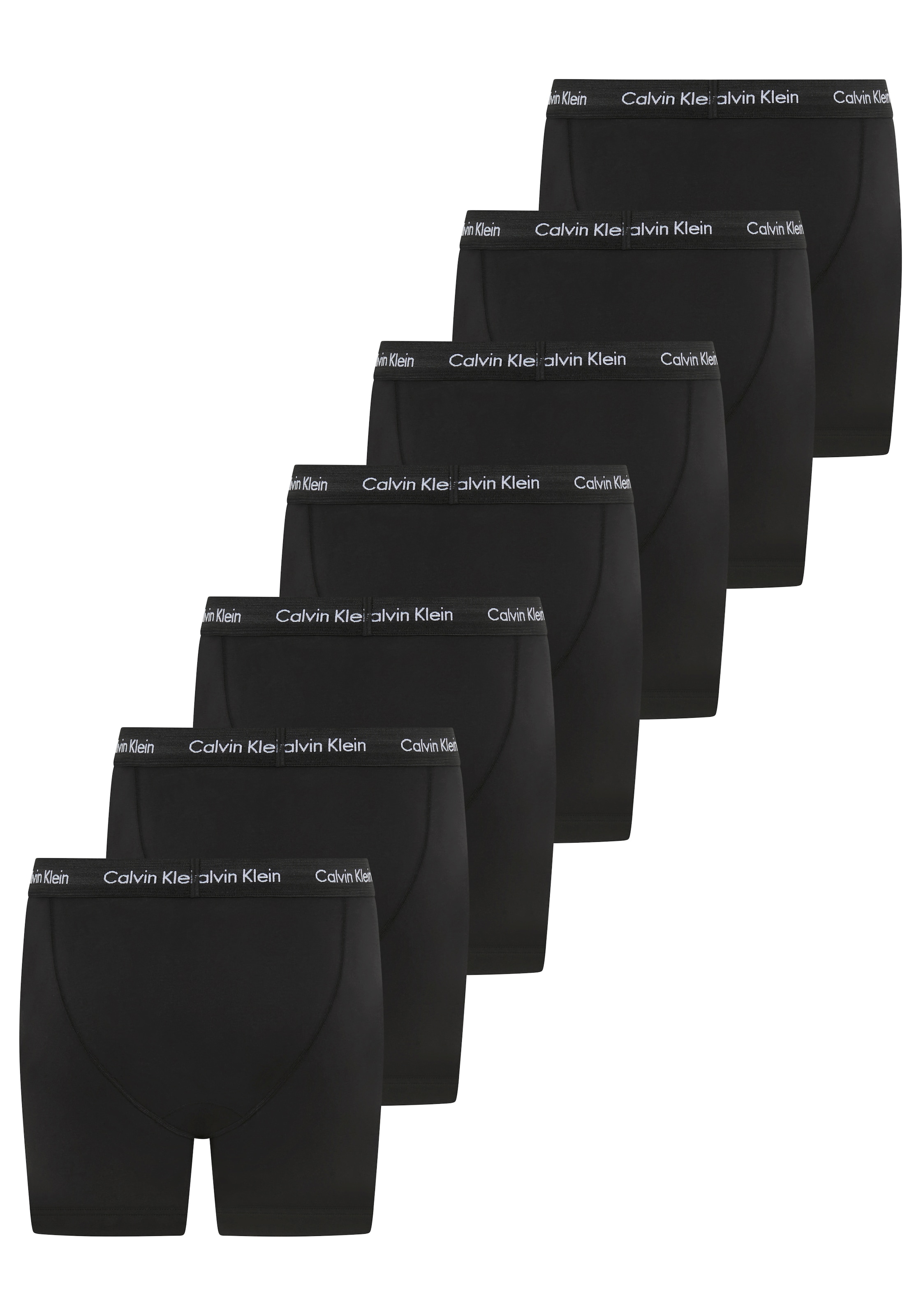Calvin Klein Underwear Boxer »Boxer Brief 7PK« Packung, 7er-Pack, 7 cuis mittlehoher Bund, langes Bein