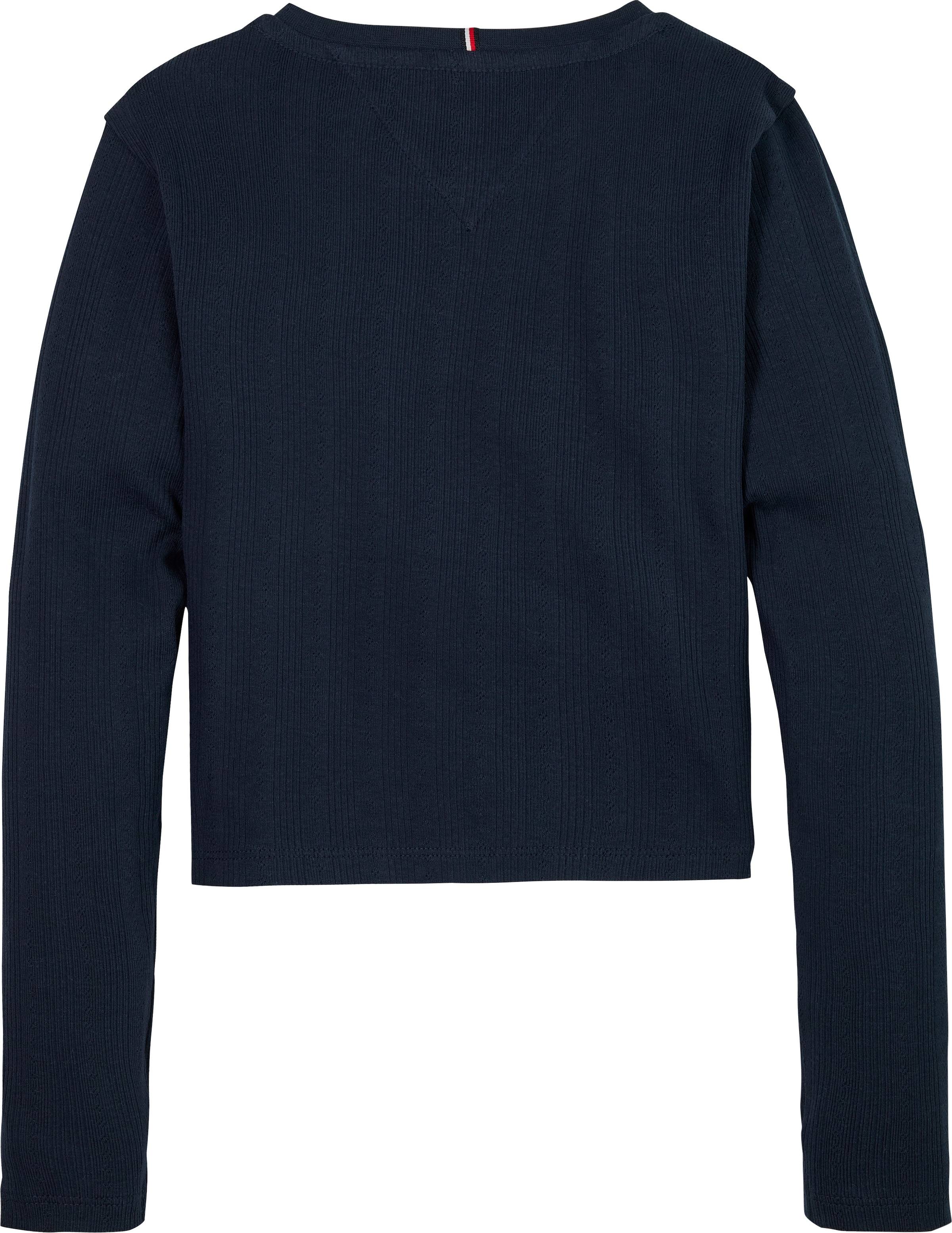 Tommy Hilfiger Langarmshirt »POINTELLE TOP LS«, für Kinder bis 16 Jahre, mit Logo-Druck