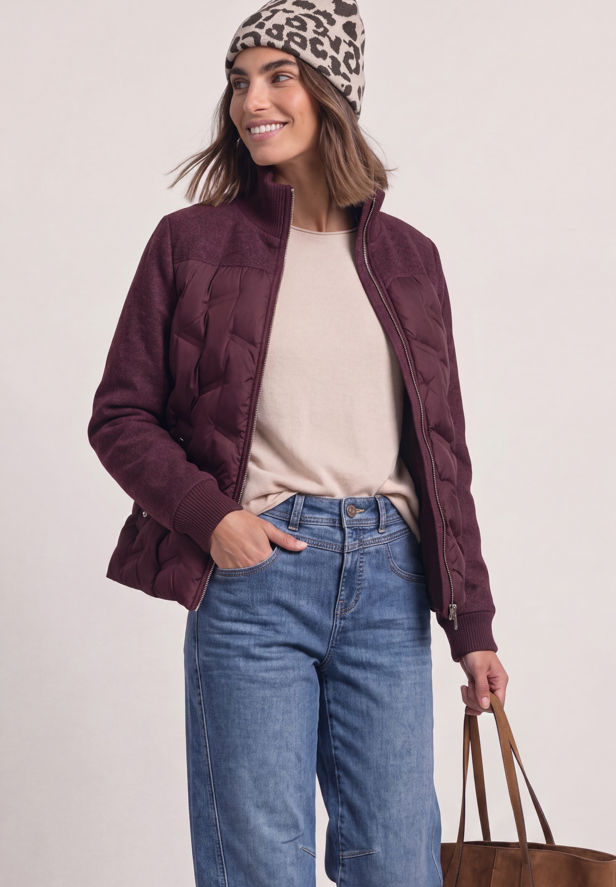 STREET ONE Steppjacke ohne Kapuze mit geklebter Steppung