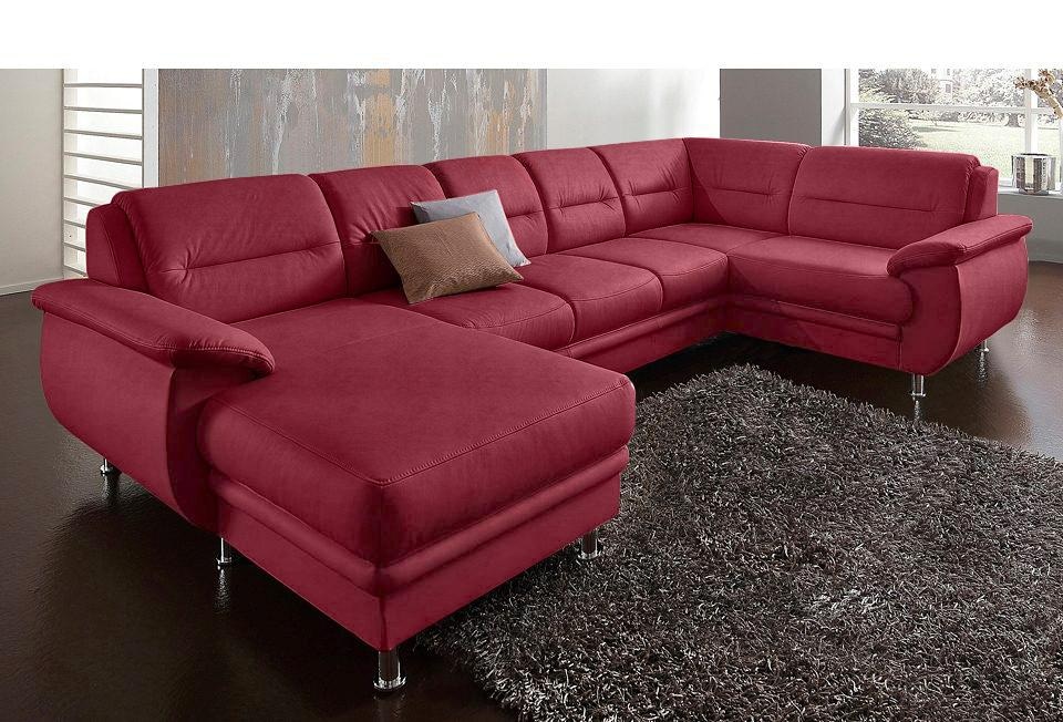 Image of sit&more Wohnlandschaft "Mailand U-Form, B: 312 cm" optional Bettfunktion