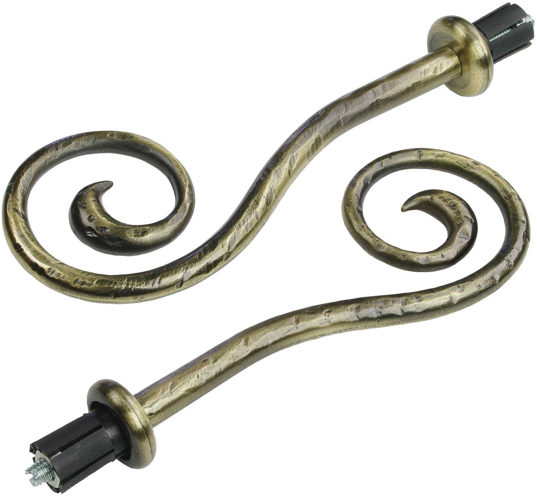 Liedeco Gardinenstange »Esp Spirale«, 1 läufig-läufig, Fixmass, 1-läufig im Fixmass Ø 16 mm