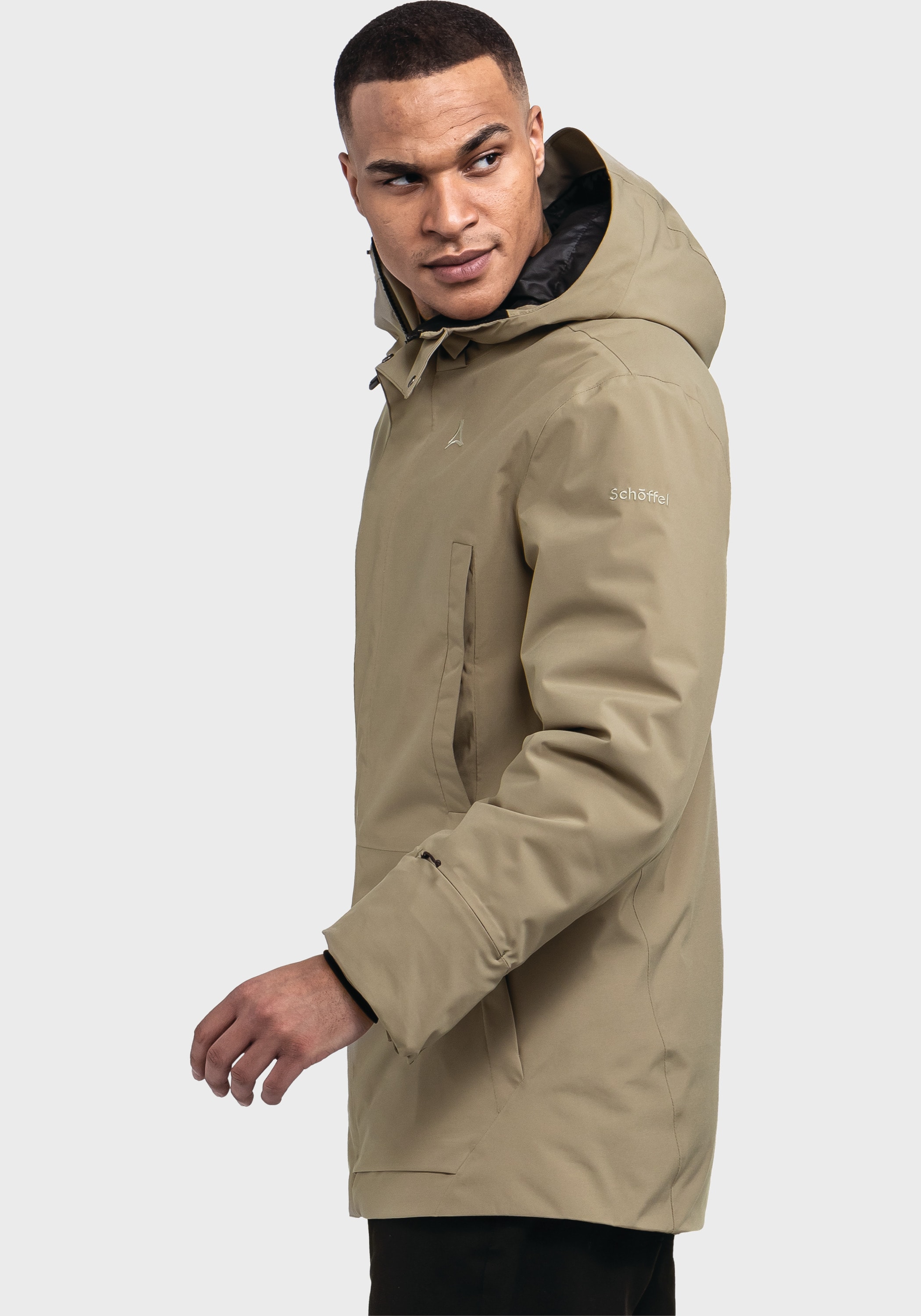 Schöffel Langjacke »Urban Ins Parka Style Crivat MNS« mit Kapuze