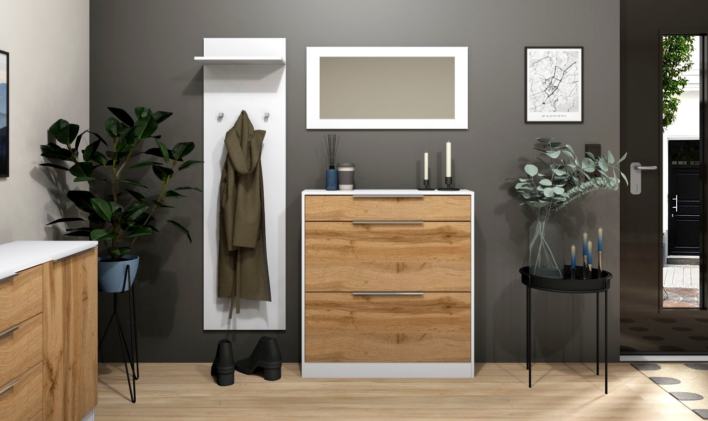 borchardt Möbel Schuhschrank »Oliva« Stehende Montage, Wandmontage & Glasböden unter Mehr aus der Serie