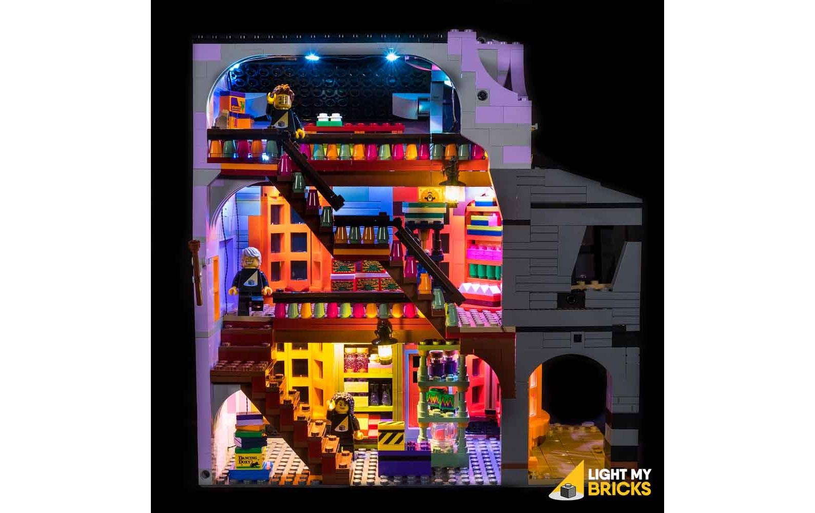 Konstruktionsspielsteine »LEGO Diagon Alley #75978 Light Kit«, (144 St.)