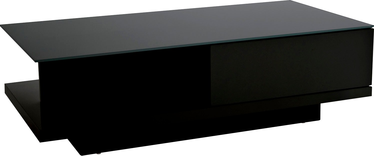 Image of SalesFever Couchtisch "im minimalistischen Stil" Elegante Tischplatte aus robustem Kristallglas