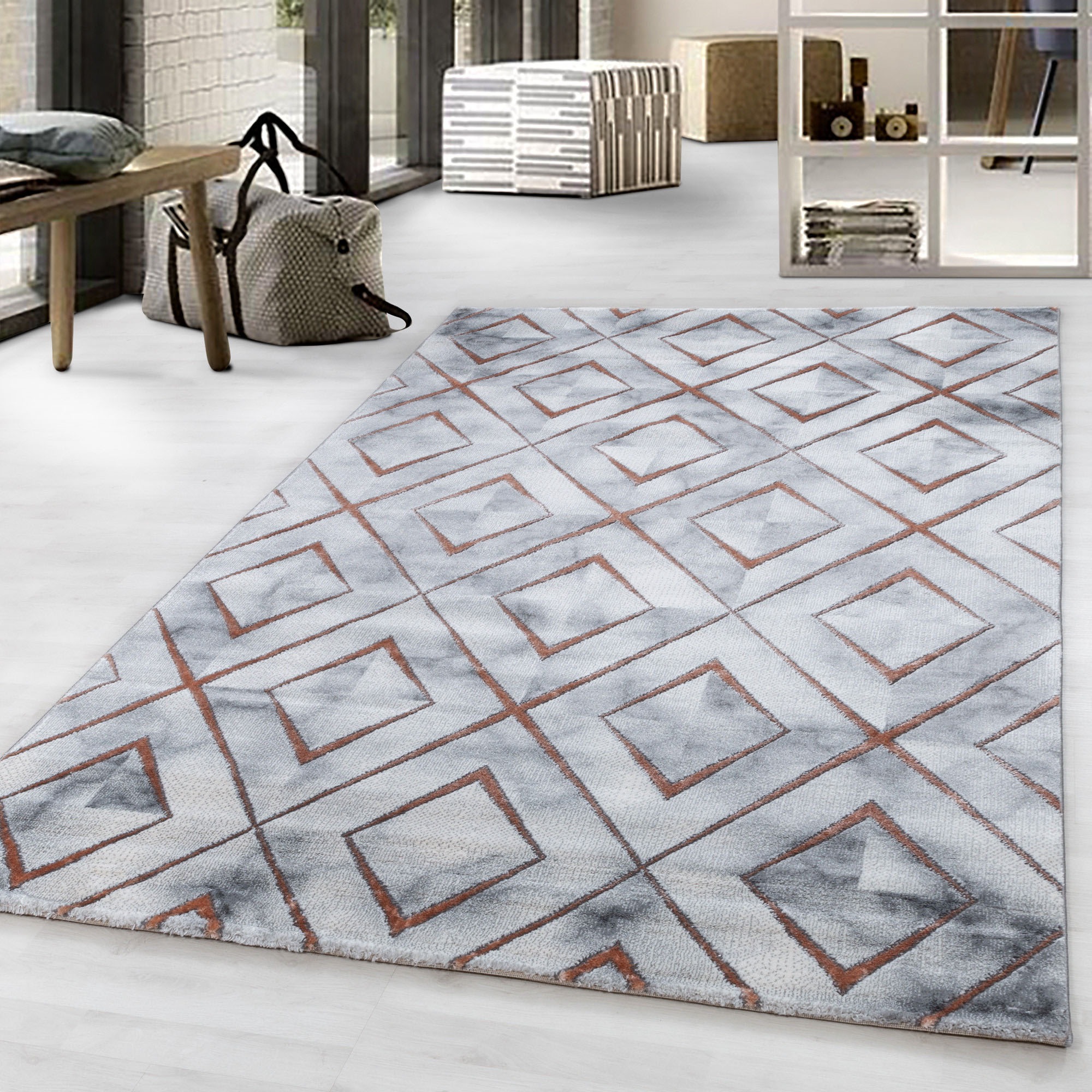 Image of Ayyildiz Teppiche Teppich "NAXOS 3811" rechteckig 12 mm Höhe Wohnzimmer
