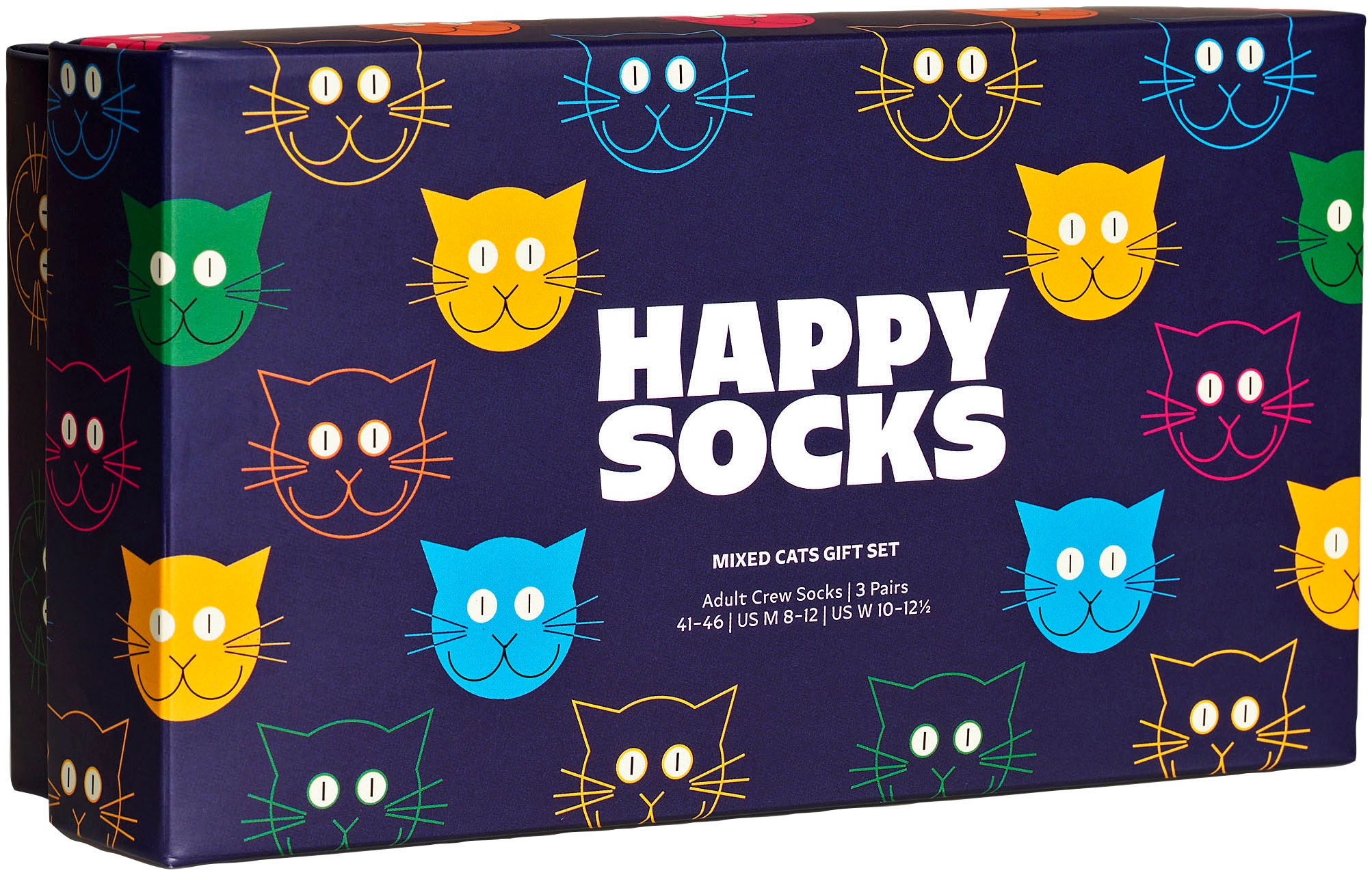 Commander Happy Socks Socken »3-Pack Mixed Cat Socks Gift Set«, (Packung, 3  Paar), Katzen-Motive sans frais d'envoi dès CHF 99. -
