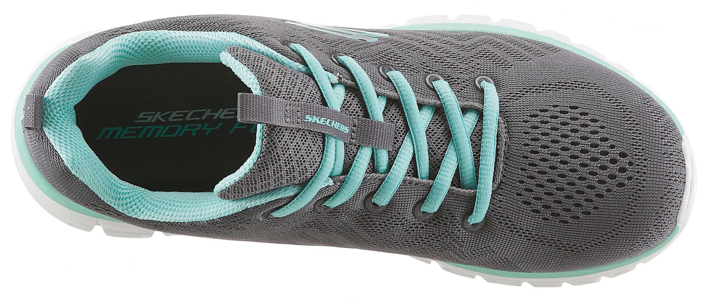 Skechers Sneaker »Graceful - Get Connected«, Freizeitschuh, Halbschuh, Schnürschuh mit Memory Foam