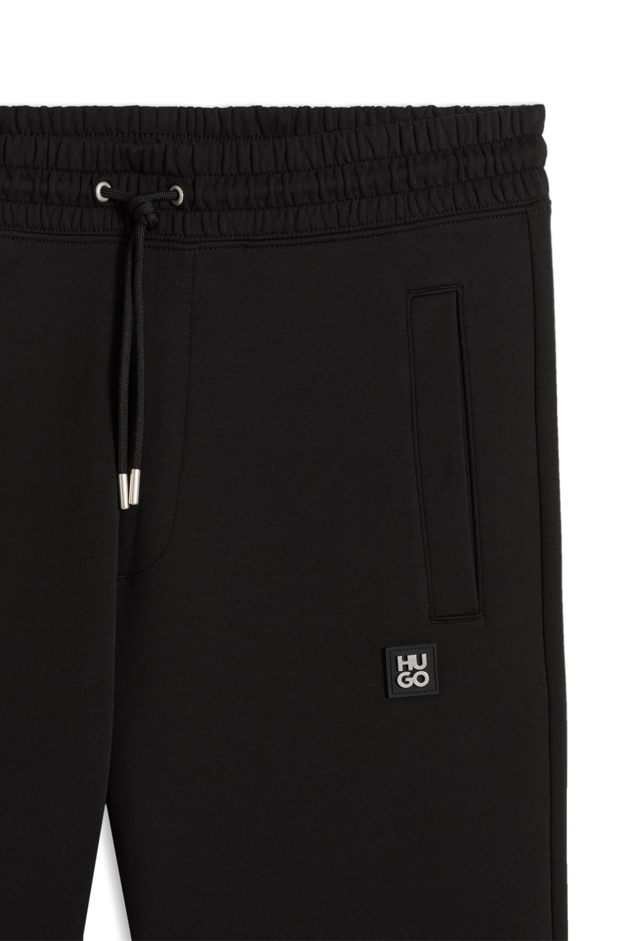 HUGO Pantalon sweat »Dimacs«  ceinture élastique avec cordon de serrage, coupe décontractée, mélange de coton