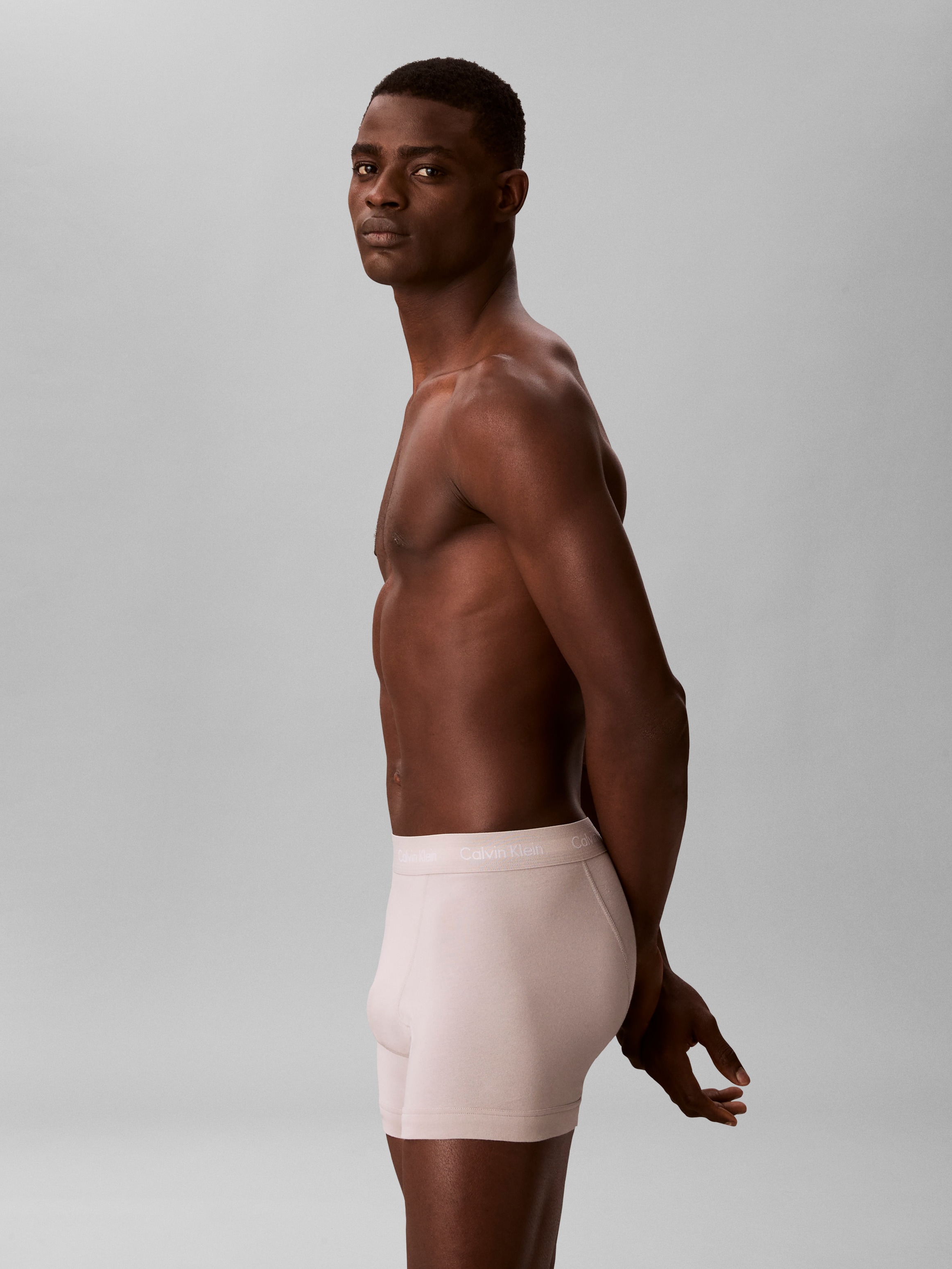 Calvin Klein Underwear Tronc »TRUNK 3PK« Paquet, 3 cuis mit Calvin Klein Logo-Elastikbund (3 Stück)