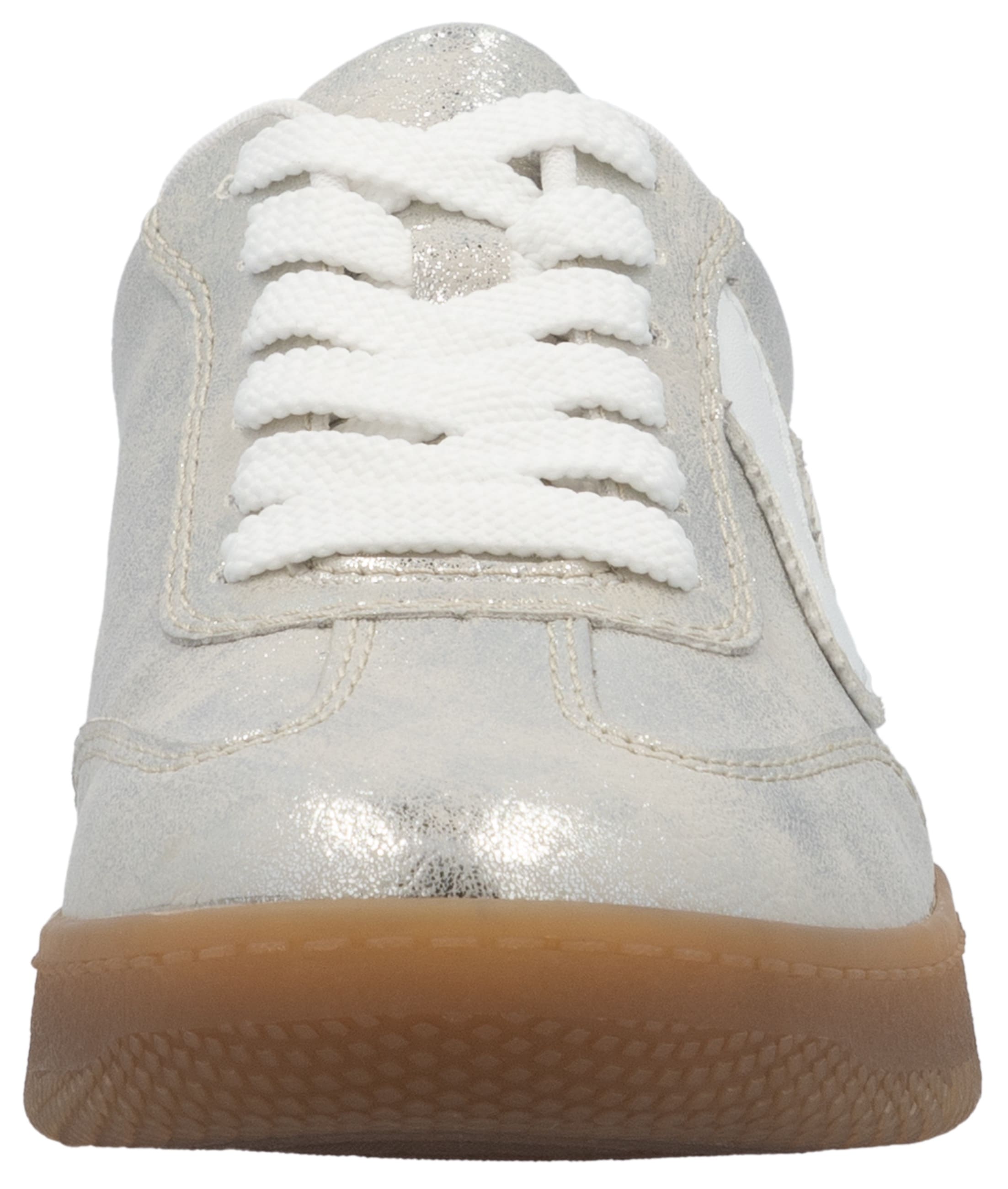 RIEKER Sport Plateausneaker  , Freizeitschuh, Halbschuh, Schnürschuh in veganer Verarbeitung