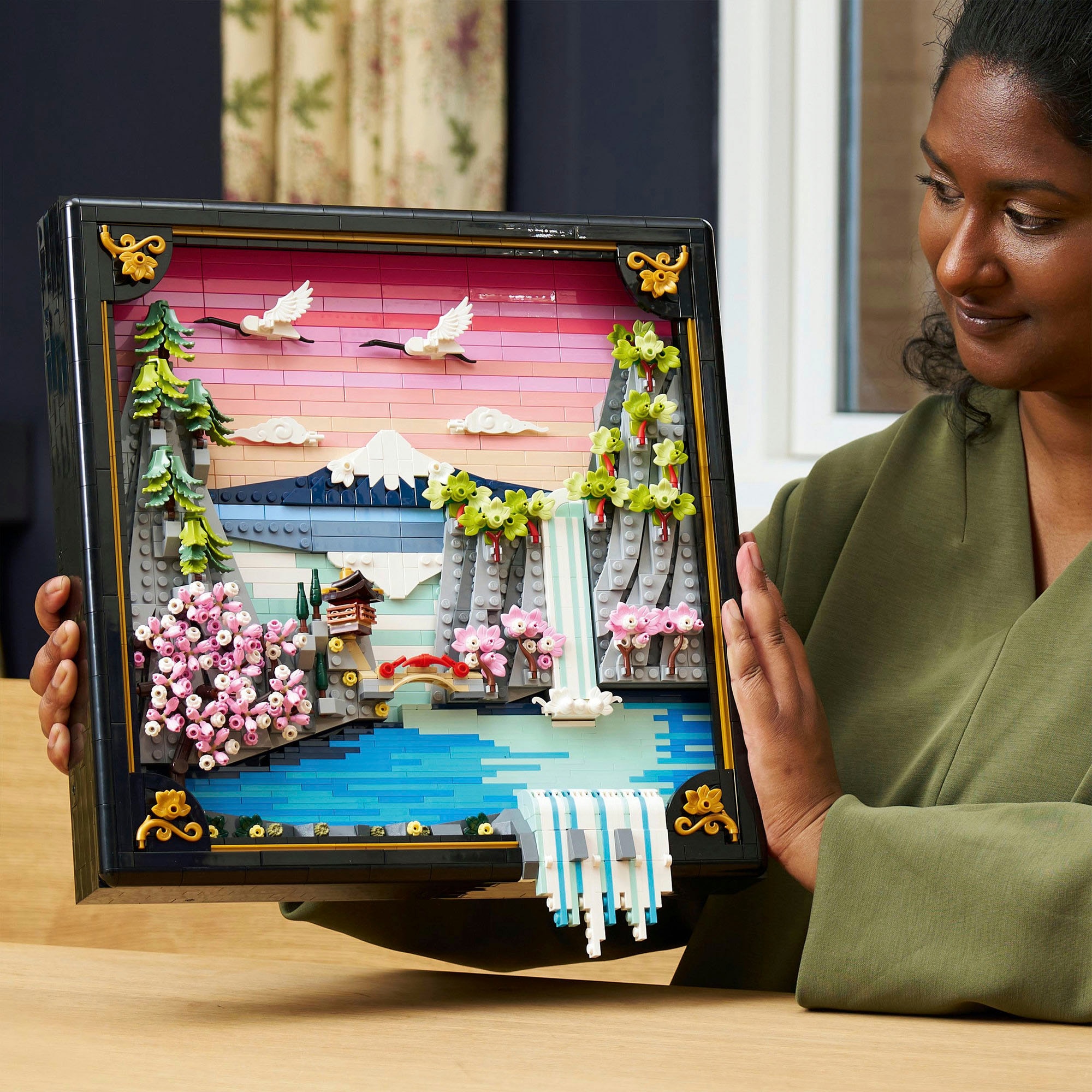 LEGO® Pions de construction »Japanische Kirschblütenlandschaft (31218), LEGO ART« Made in Europe