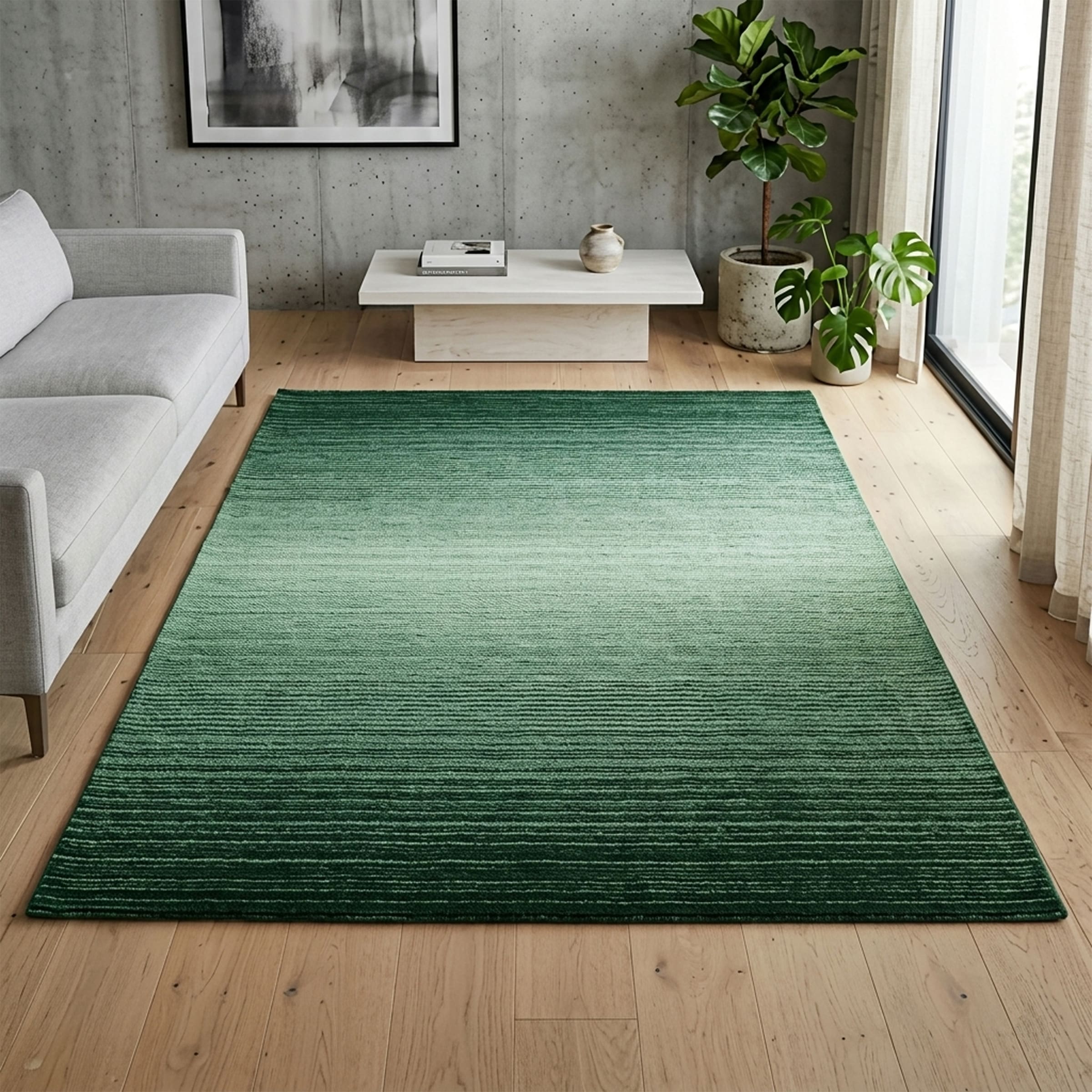 GOODproduct Tapis en laine »Tyllan, Handgefertigt, reine Wolle« Rectangulaire 14 mm Höhe dégradé de couleurs, chiné, salon, chambre, salle à manger