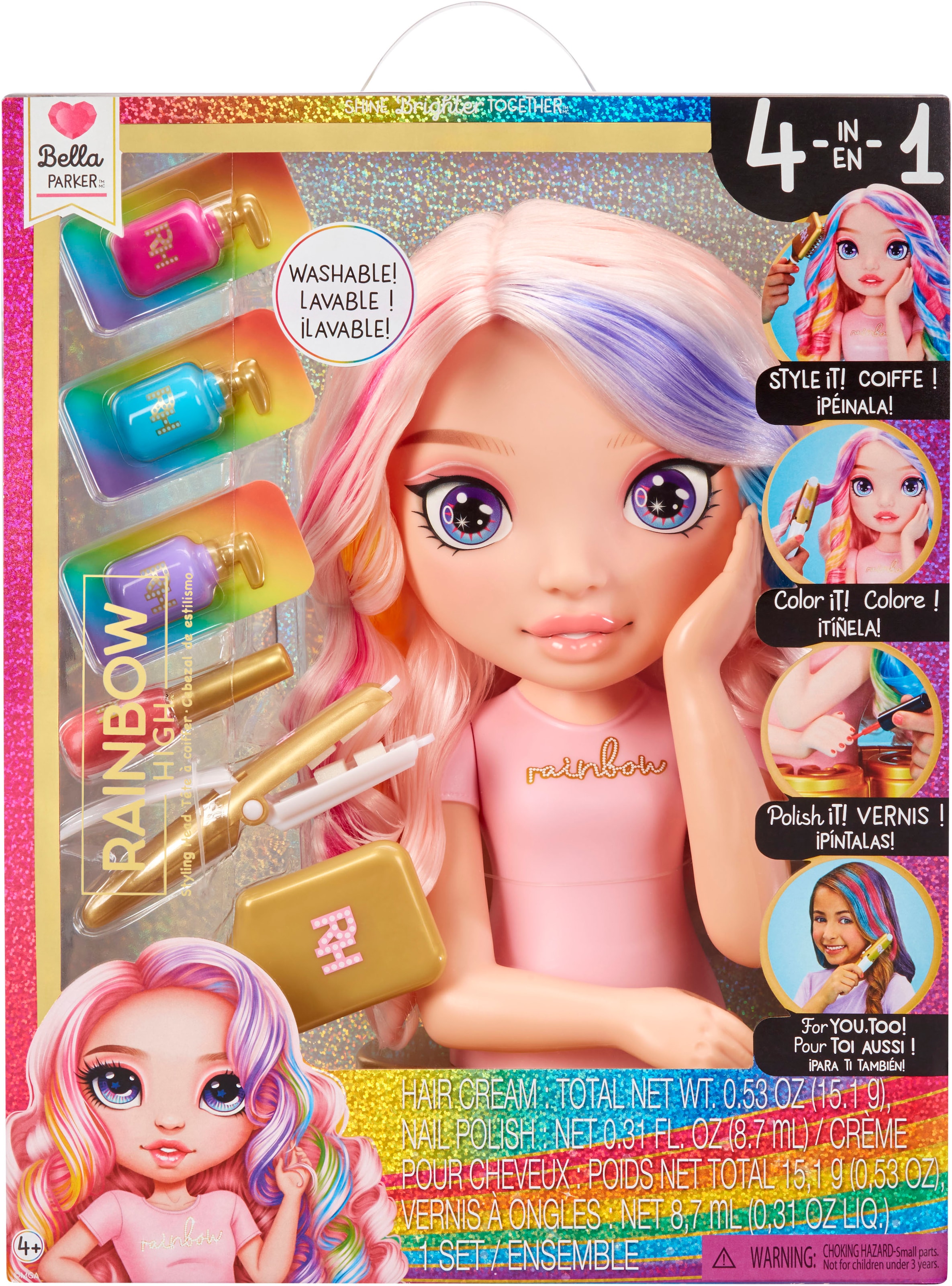 RAINBOW HIGH Tête de coiffure & maquillage »Rainbow HIgh Styling Head Playset«