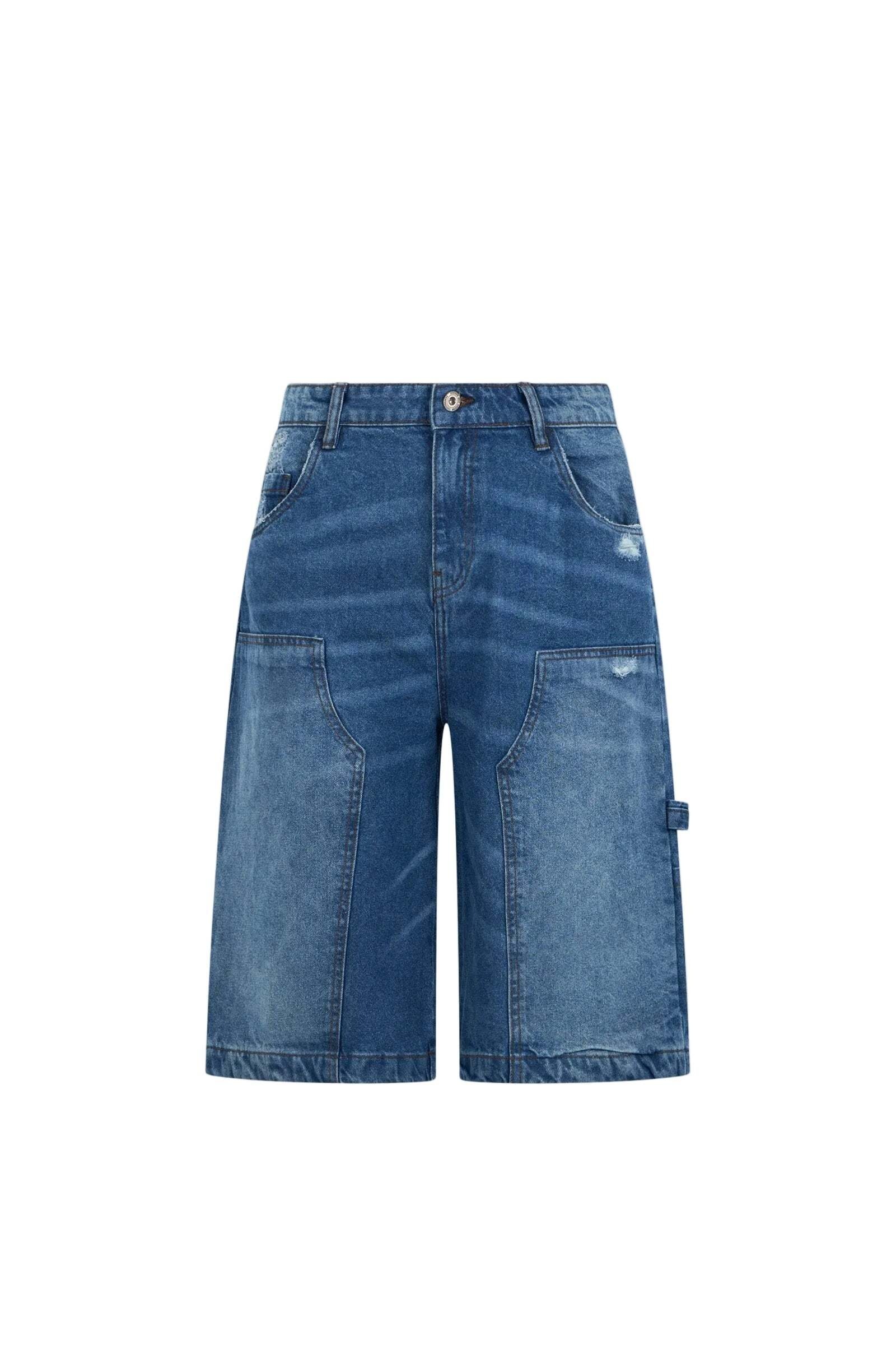 Image of BOXEUR DES RUES Regular-fit-Jeans "BOXEUR DES RUES Jeansshorts Double Knee Carpenter"