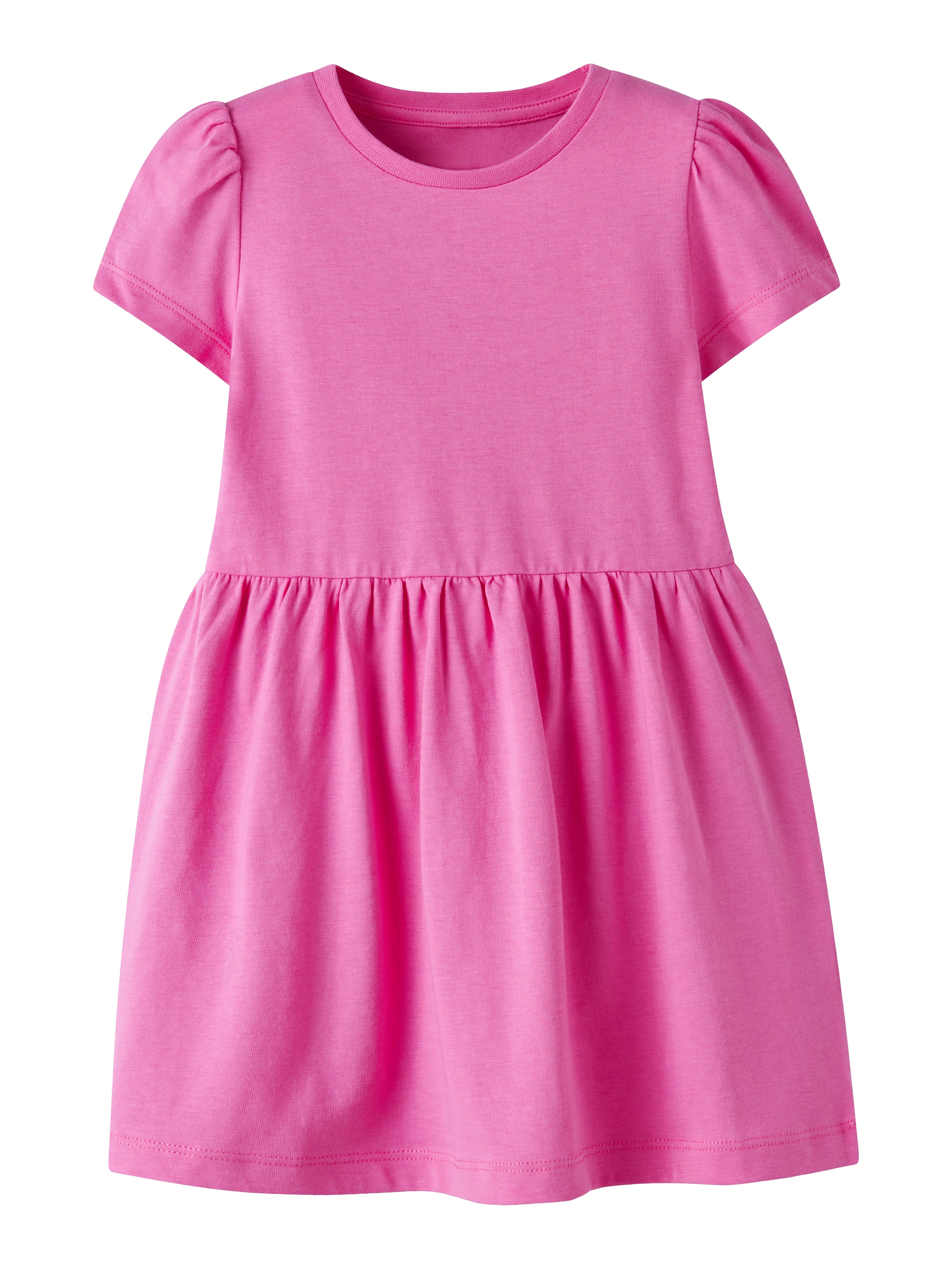 Name It Minikleid »NMFVIVIA SS DRESS NOOS« Baumwolle, kurze Puffärmel