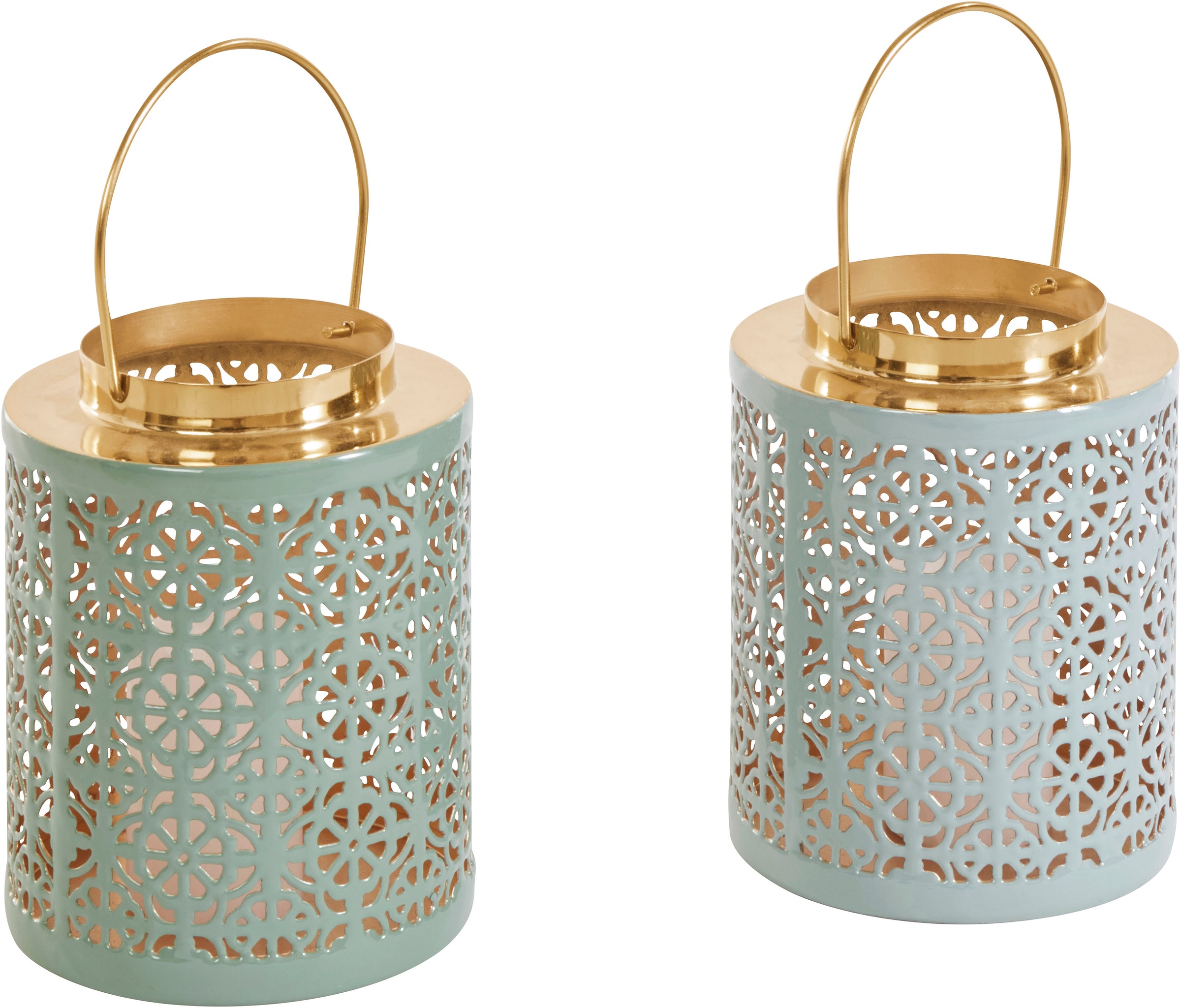 Image of Guido Maria Kretschmer Home&Living Kerzenlaterne »Lightlish«, (Set, 2 St.), Höhe ca. 20 cm bei Ackermann Versand Schweiz