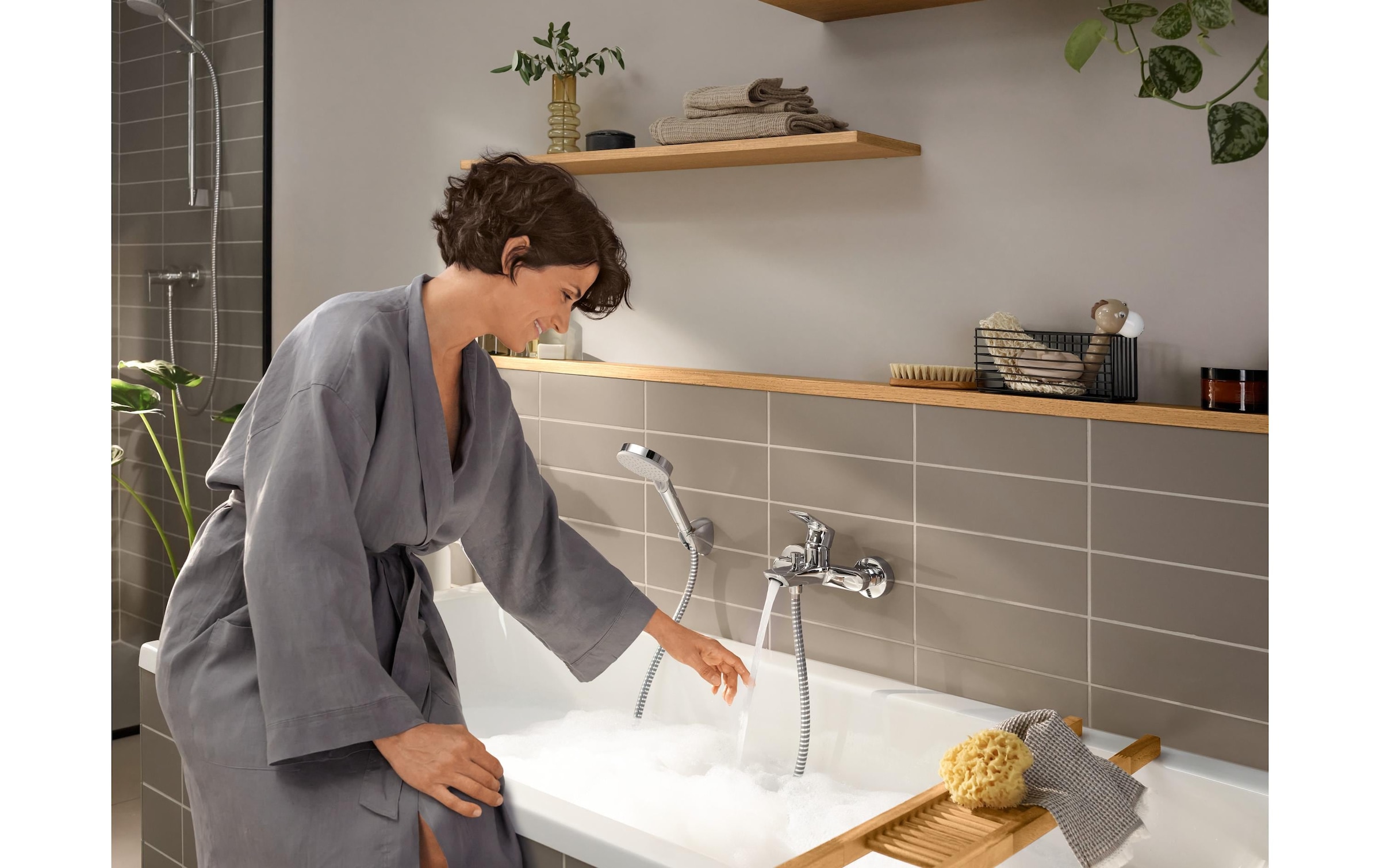 hansgrohe Wannenarmatur »Rebris E Chrom«