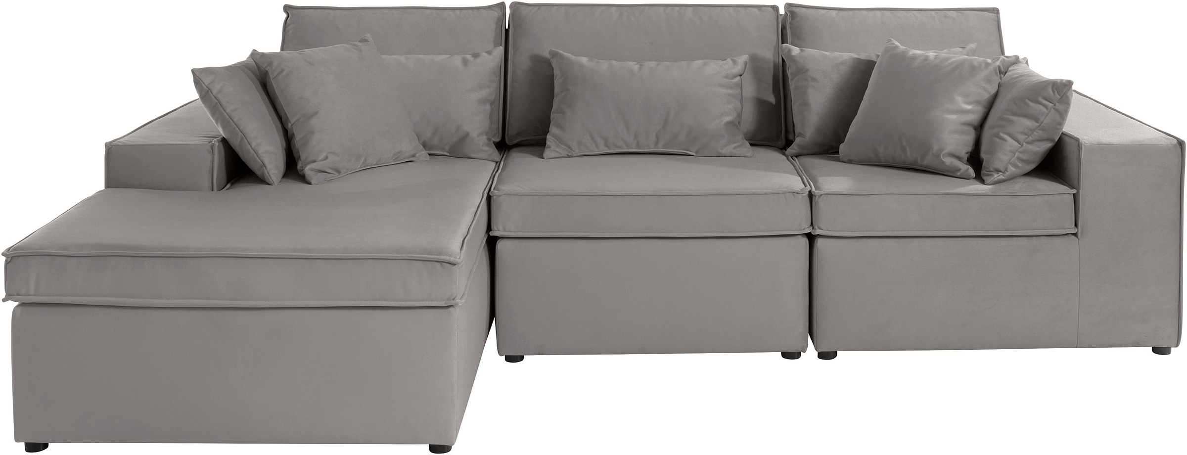 Image of LeGer Home by Lena Gercke Ecksofa »Esaro«, zusammengesetzt aus Modulen, loungiger, weicher Sitzkomfort, in vielen Bezugsqualitäten und Farben bei Ackermann Versand Schweiz