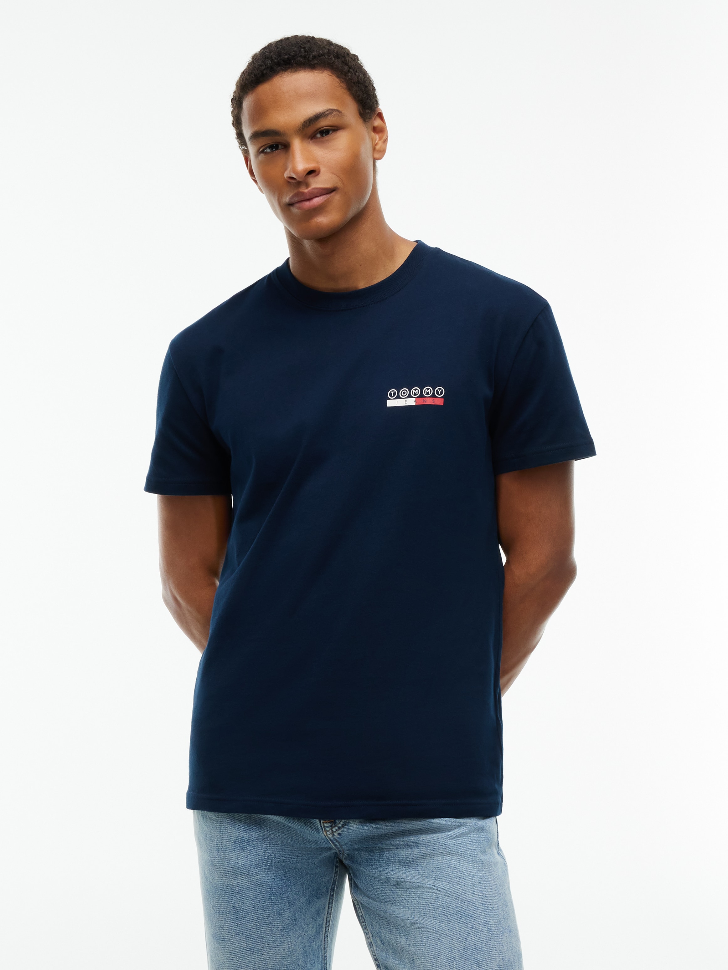 Image of Tommy Jeans T-Shirt "REGULAR PLAY TEE" Regular fit mit Rundhalsausschnitt
