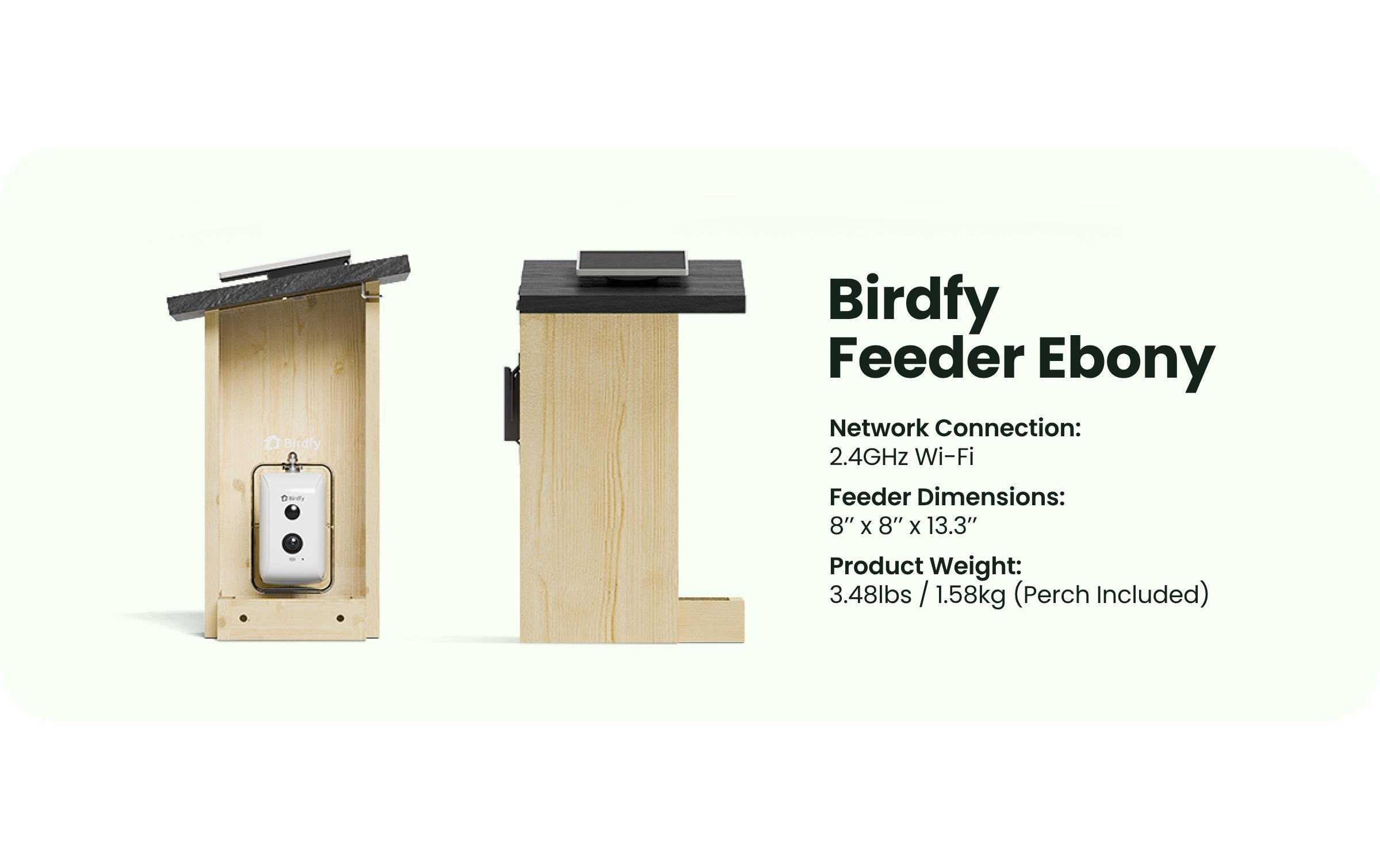Birdfy Distributeur de nourriture »mit AI-Kamera«