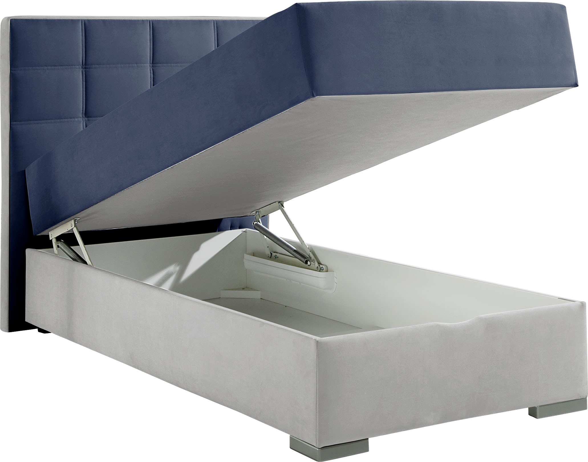 Maintal Boxspringbett mit Bettkasten und Topper