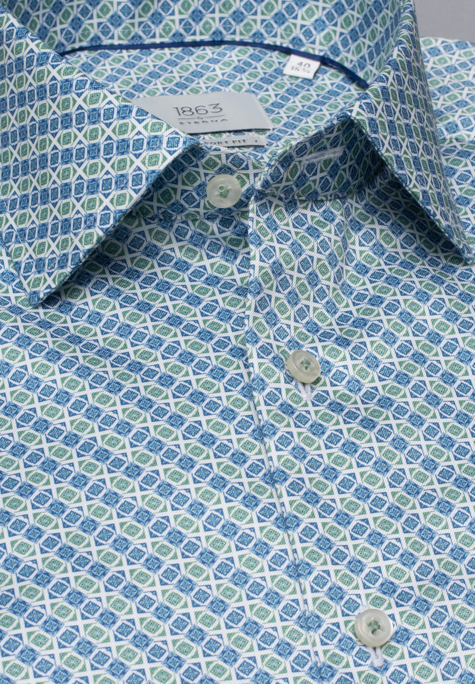 Eterna Langarmhemd »COMFORT FIT« NON IRON (bügelfrei)