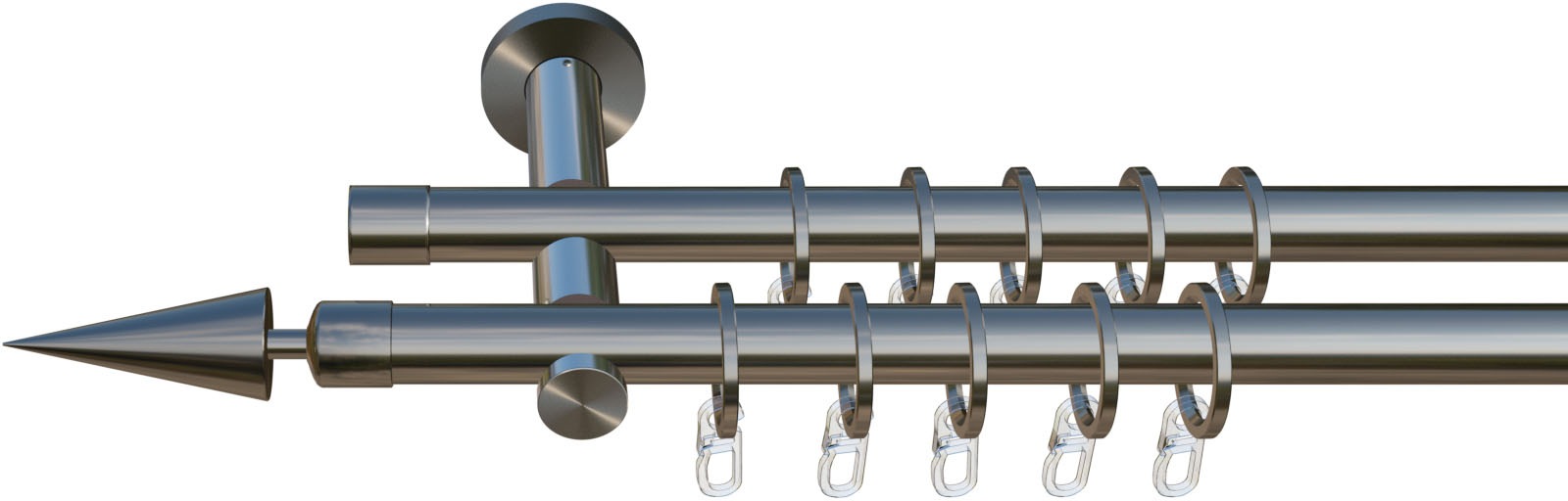 Image of indeko Gardinenstange »Paarl«, 2 läufig-läufig, Wunschmasslänge bei Ackermann Versand Schweiz