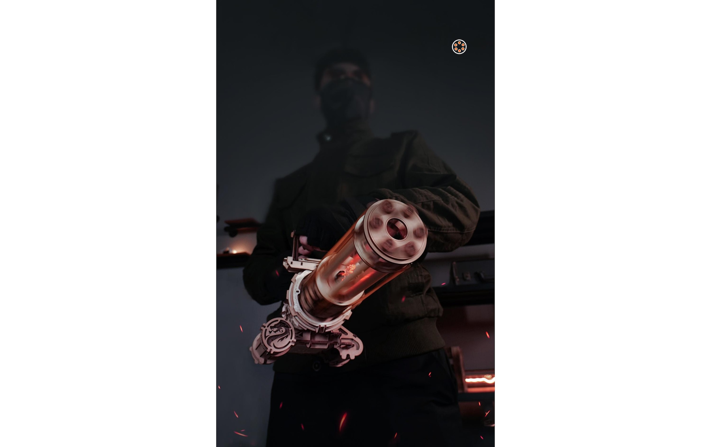   Kit de modèles réduits »RoboTime Rotating-Barrel Machine Gun«