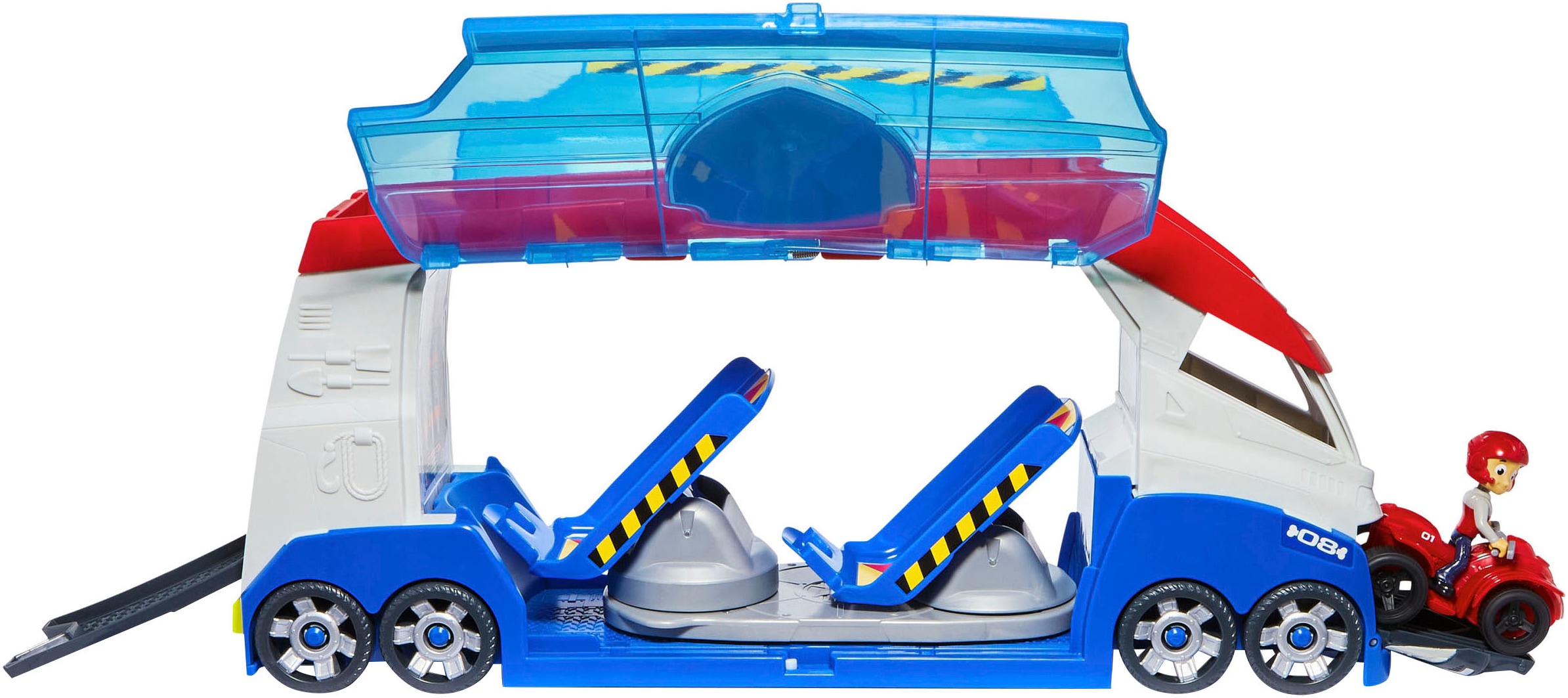 Spin Master Spielzeug-Transporter »Paw Patrol - Paw Patroller 3.0« mit Soundeffekt; inkl. Ryder mit Quad